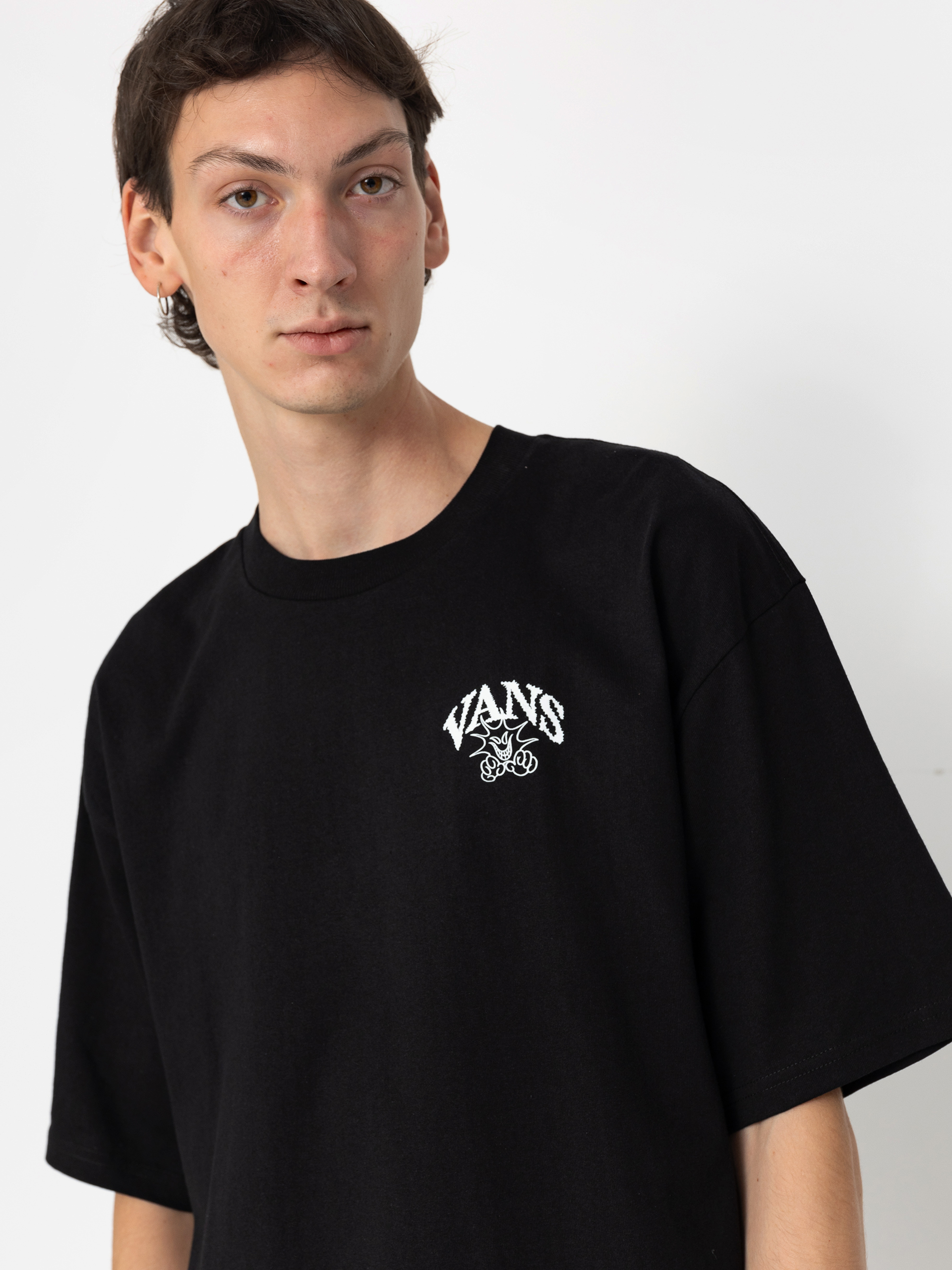 T-shirt Vans Checker Logo Gfx Loose (black)