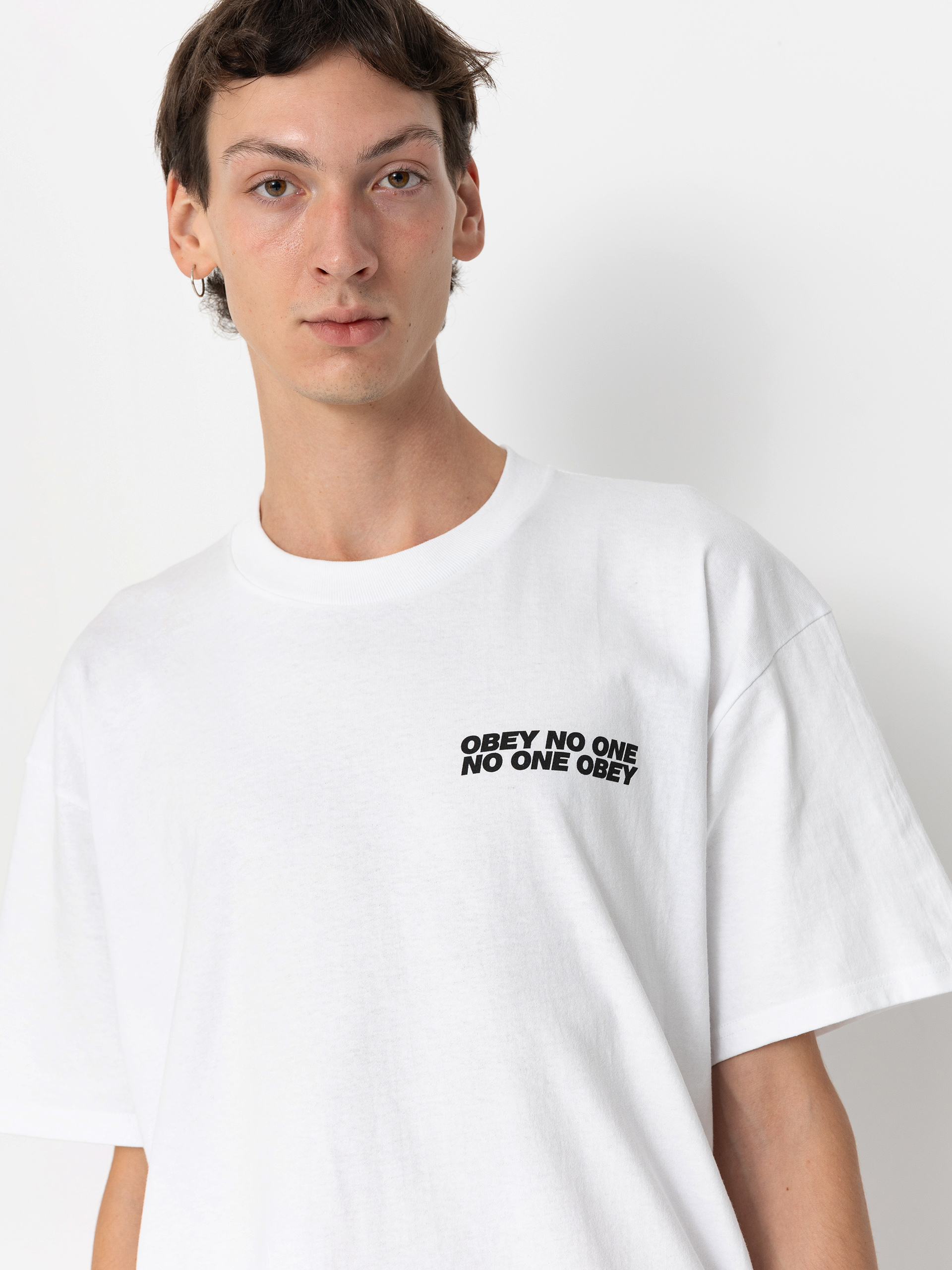 T-shirt OBEY No One Obey (white)