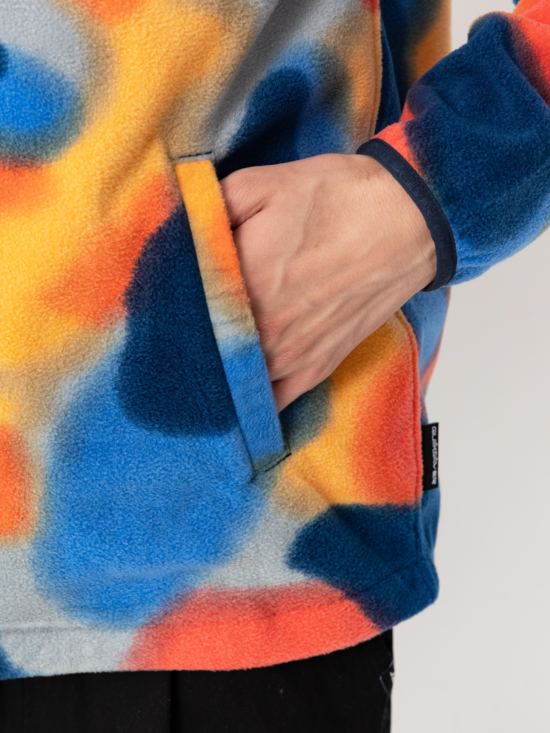 Męski Polar Quiksilver Surf Days 1/2 Zip (surf days spray camo)