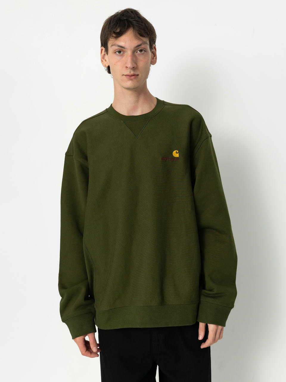 Bluza Carhartt WIP American Script (tarragon)