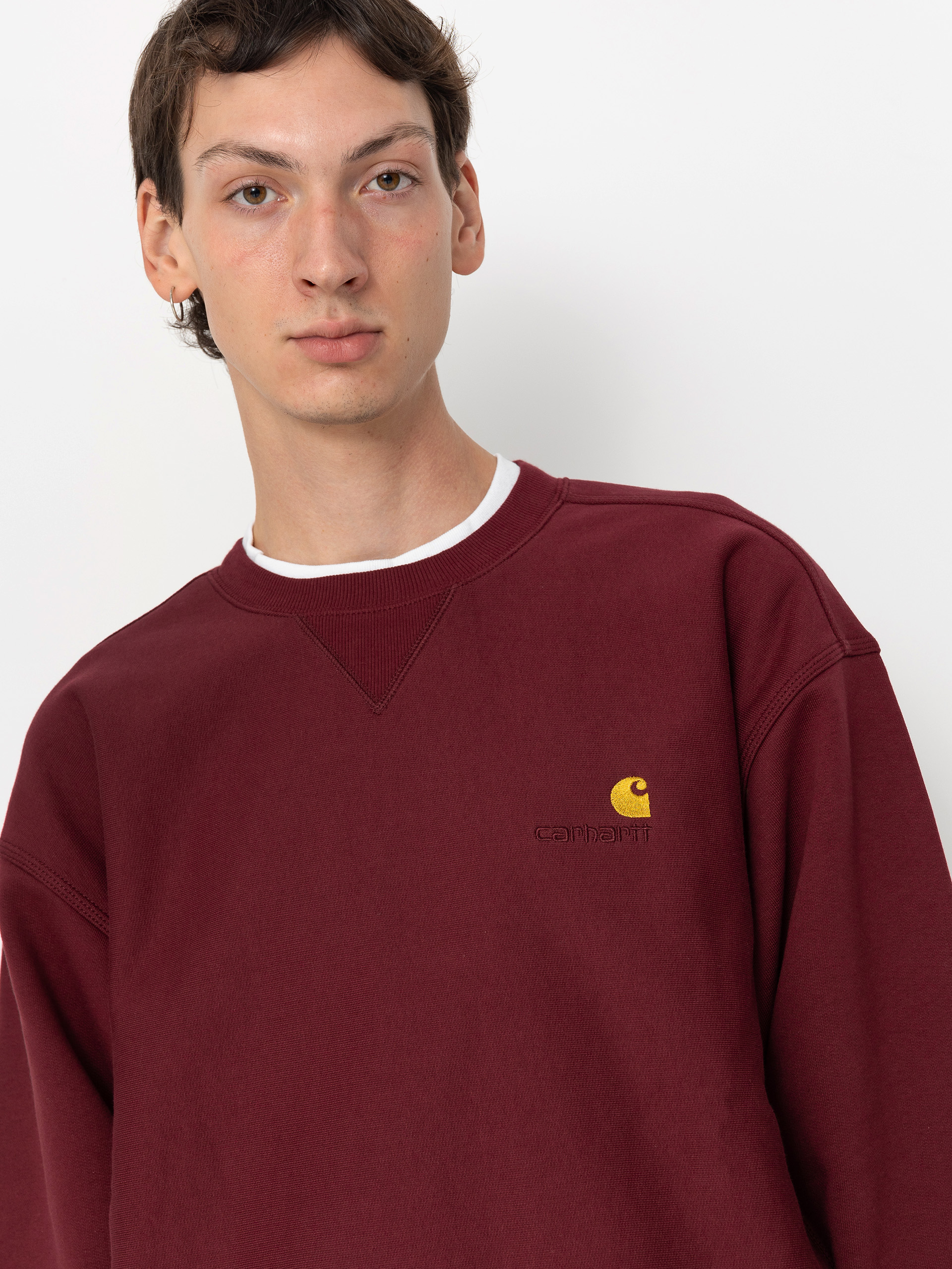 Bluza Carhartt WIP American Script (malbec)
