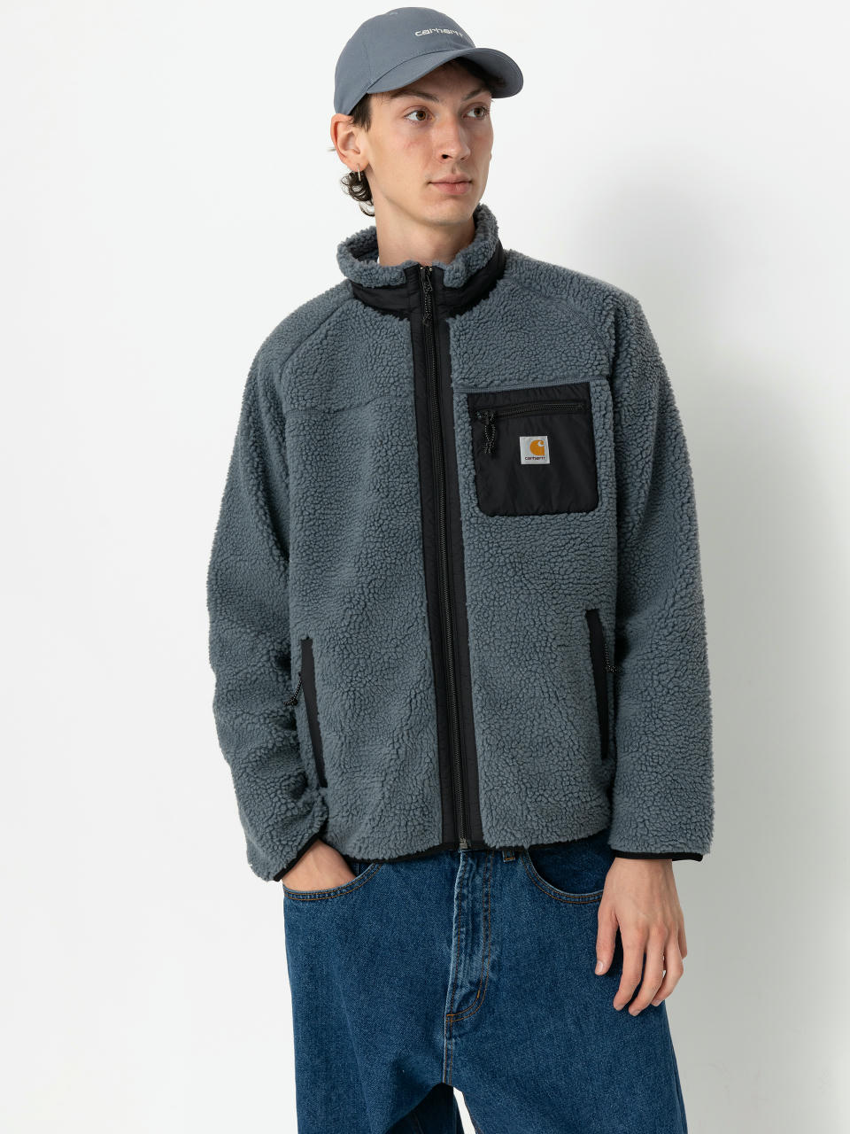 Kurtka Carhartt WIP Prentis Liner (dove grey/black)