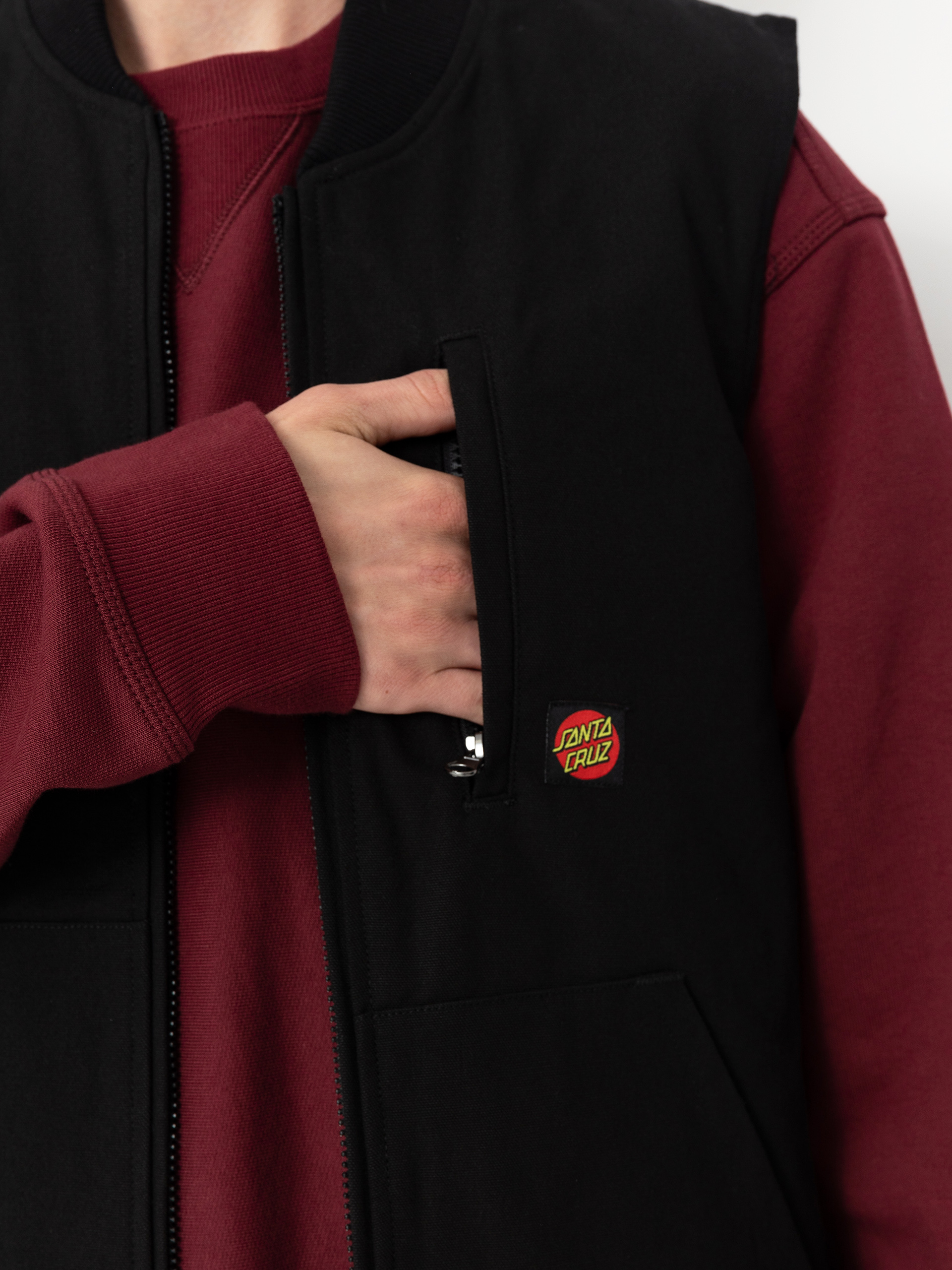 Kurtka Santa Cruz Classic Label Vest (black)