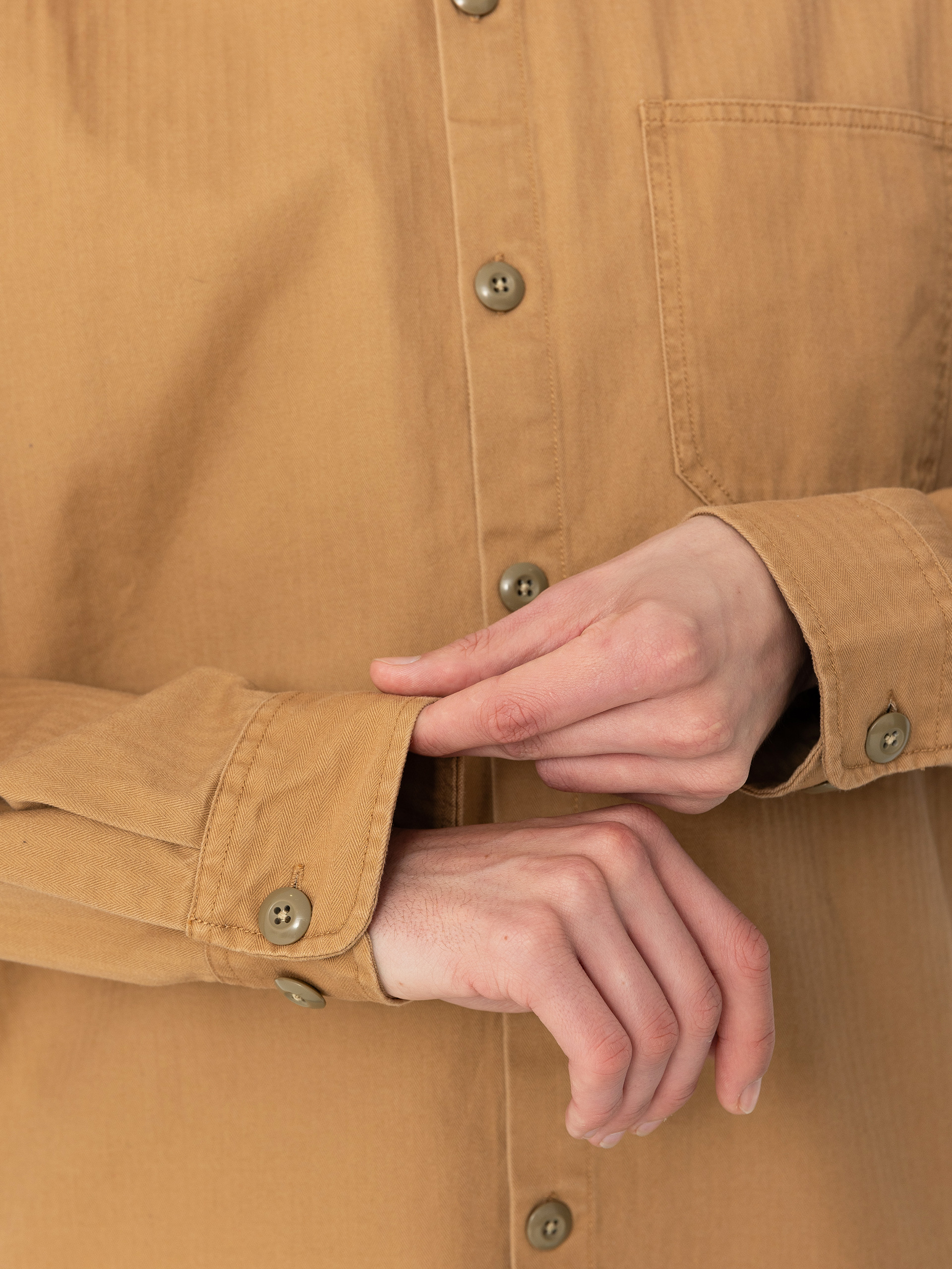 Koszula Brixton Selden Overshirt (tobacco brown worn wash)