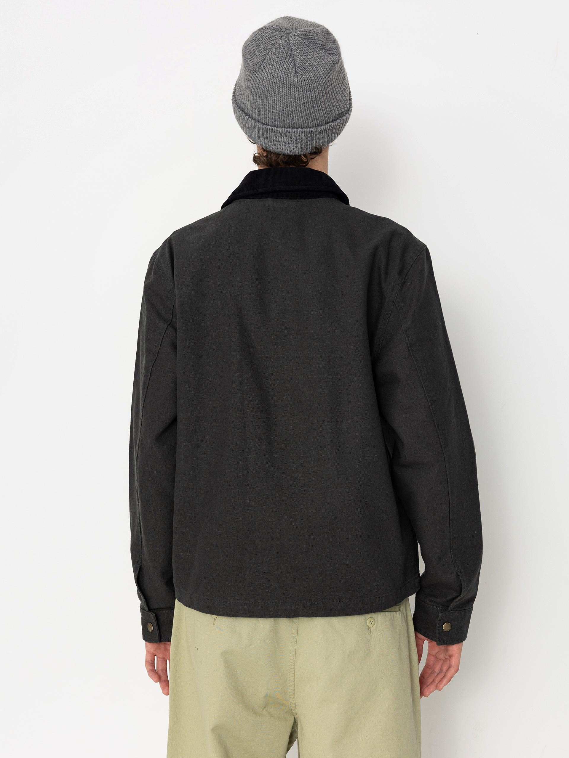 Kurtka Brixton Mechanic Garage Zip (washed black)