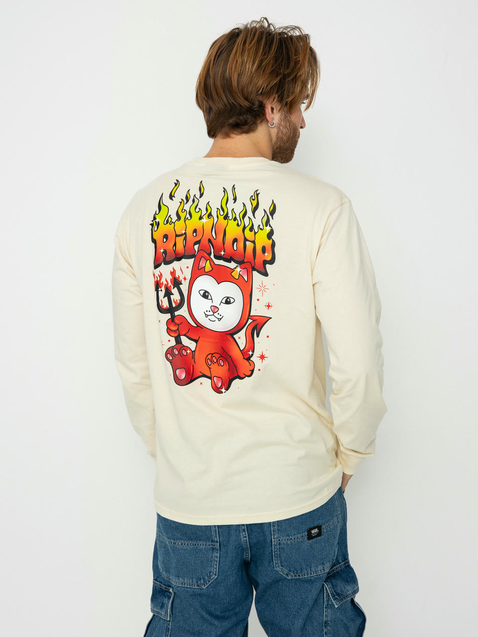 Longsleeve RipNDip Scary Cute (natural)