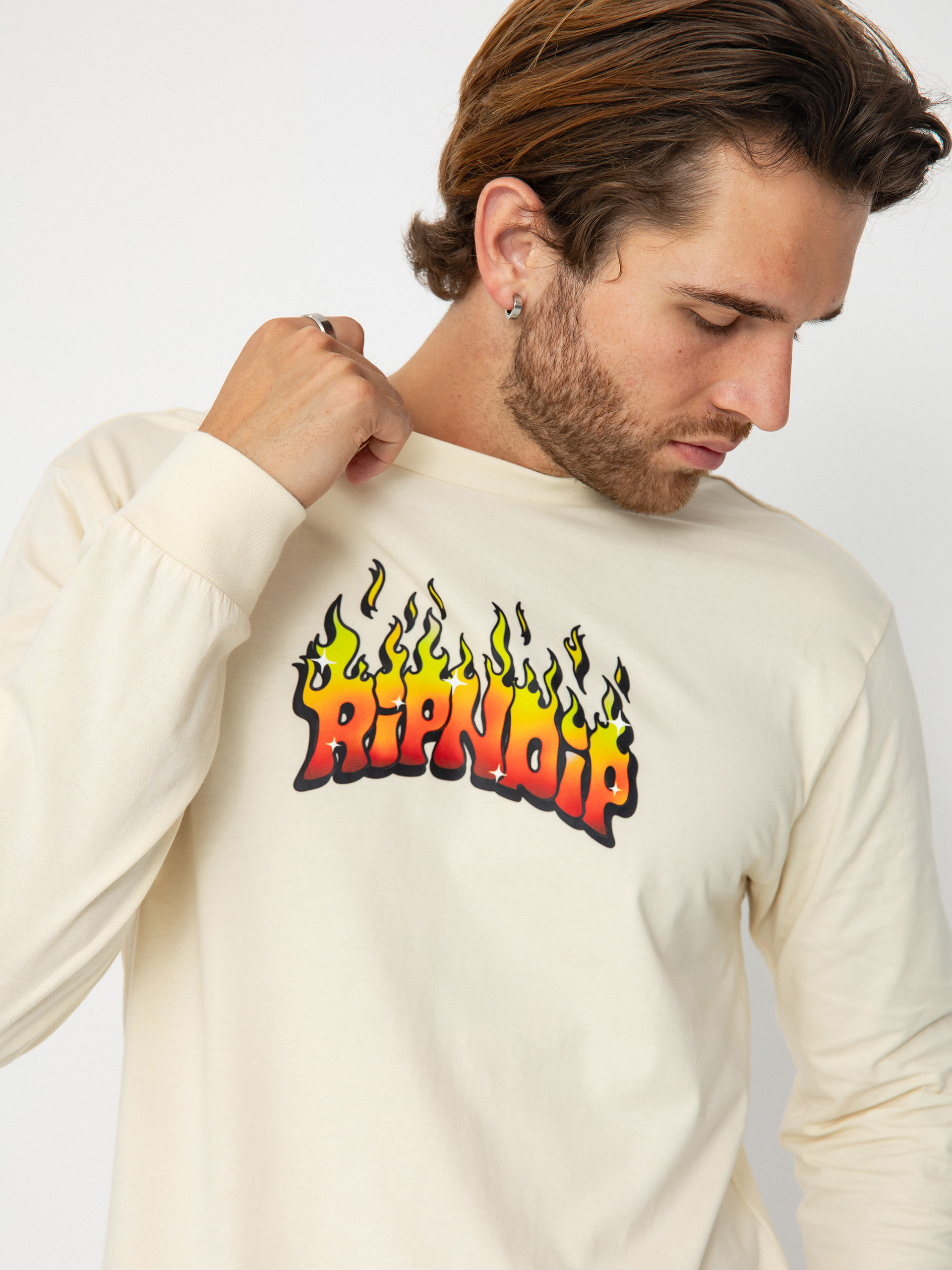 Longsleeve RipNDip Scary Cute (natural)