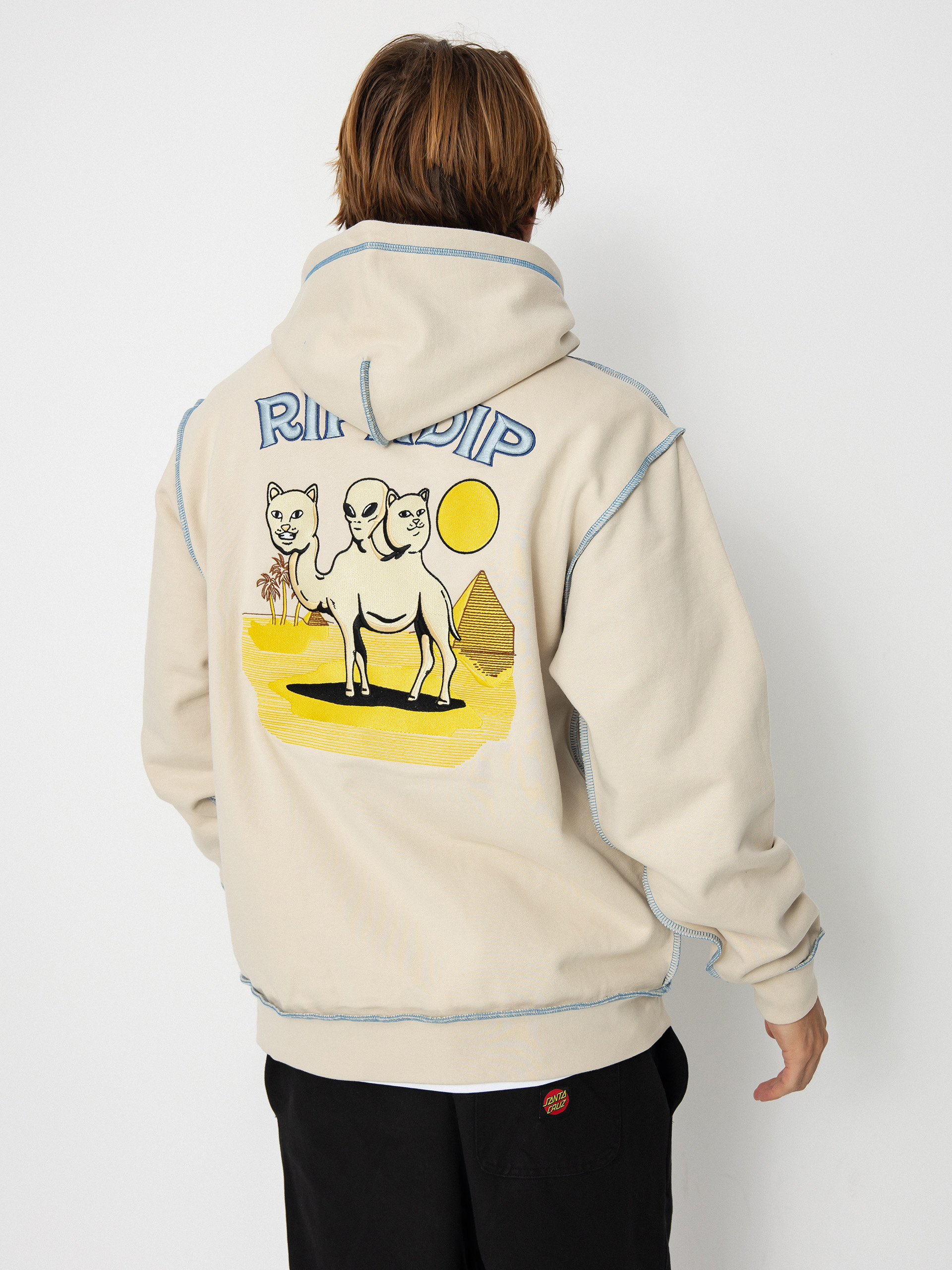 Bluza z kapturem RipNDip Barnum HD (bone)