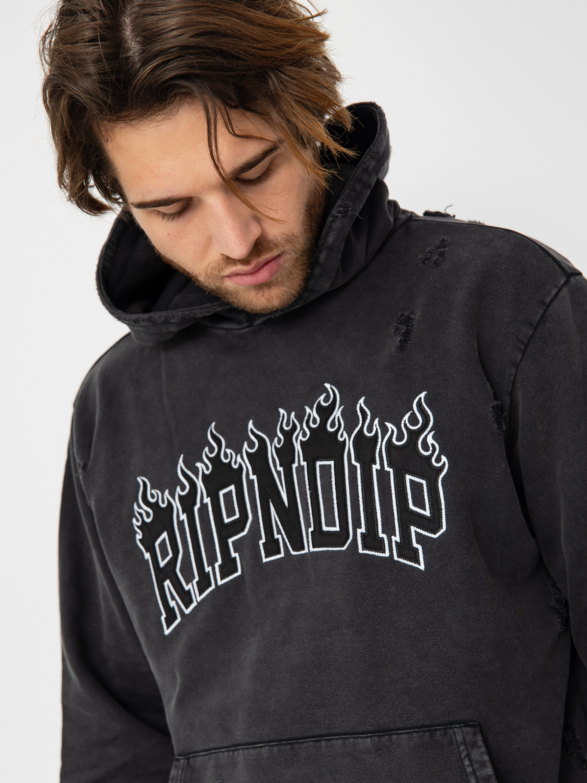 Bluza z kapturem RipNDip Fire Spirit HD (black)