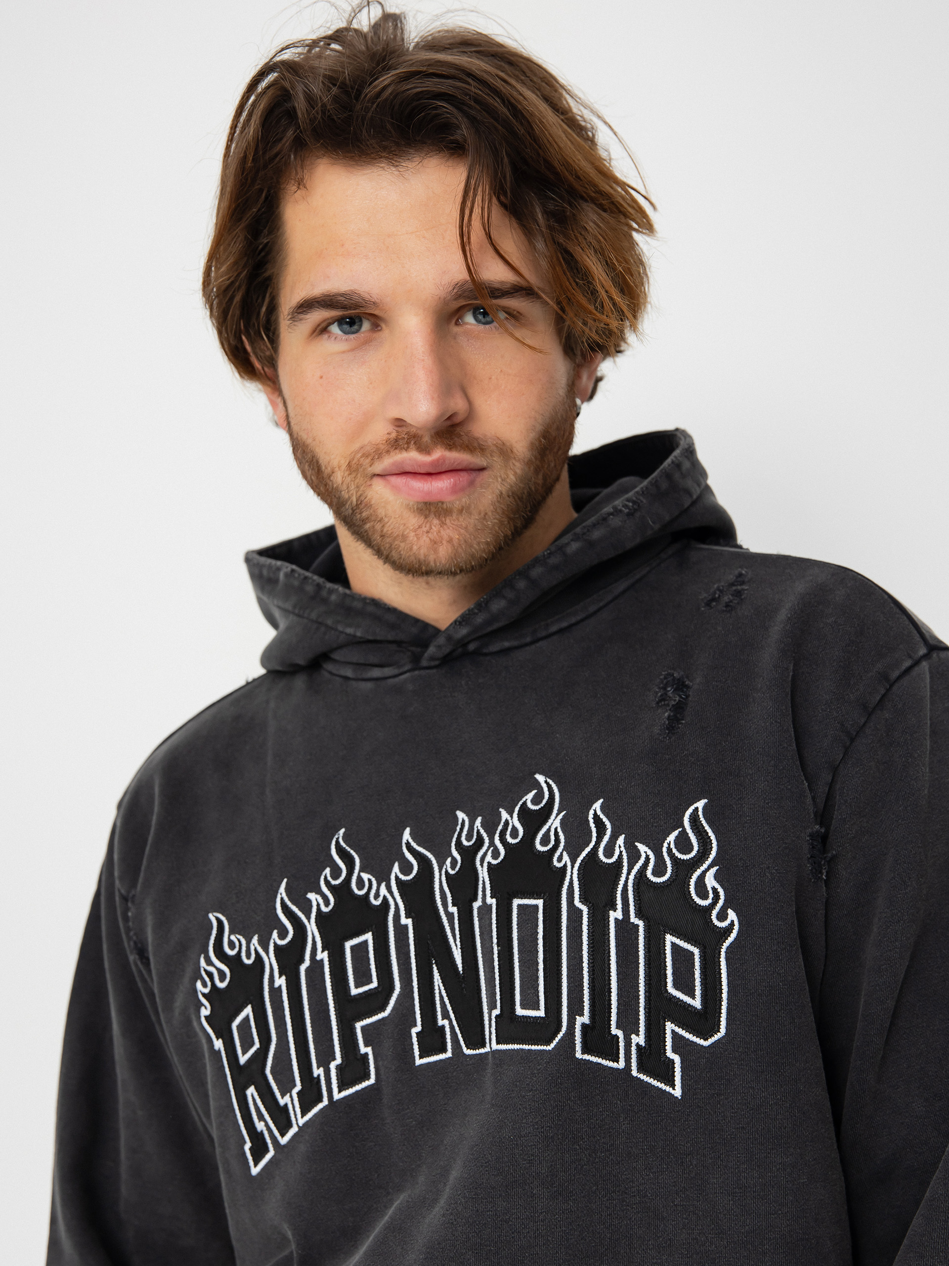 Bluza z kapturem RipNDip Fire Spirit HD (black)