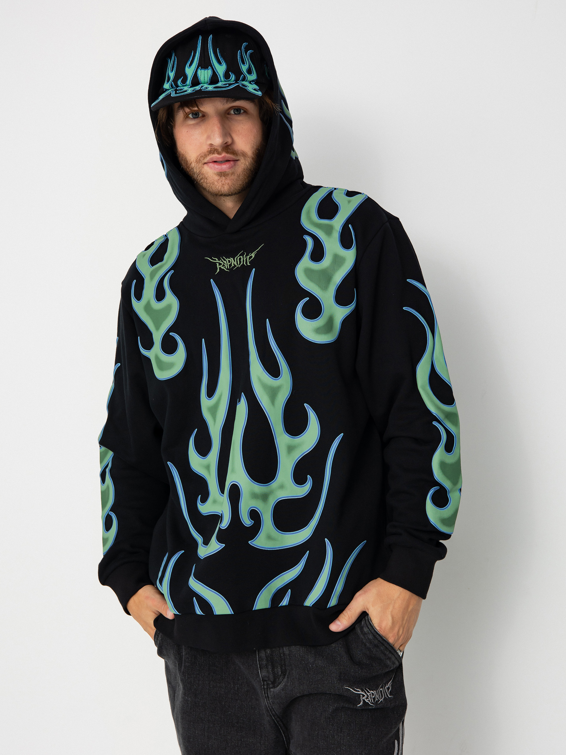 Bluza z kapturem RipNDip Volt HD (black)