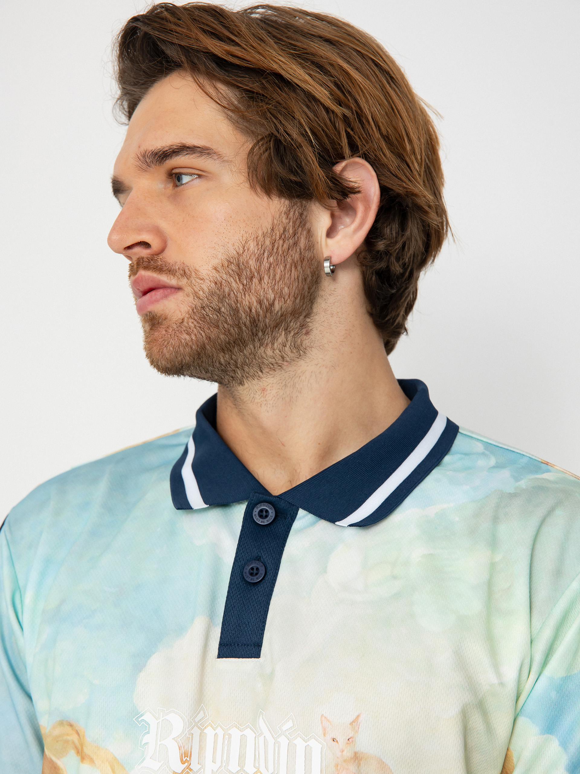 T-shirt RipNDip Heavens Waiting Soccer Jersey (navy multi)