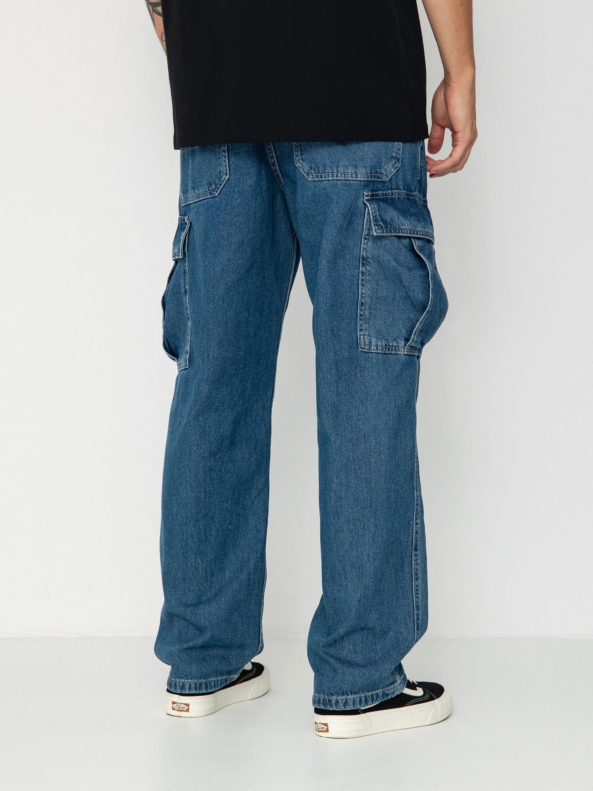 Spodnie Vans Service Cargo Loose Denim (vintage indigo)