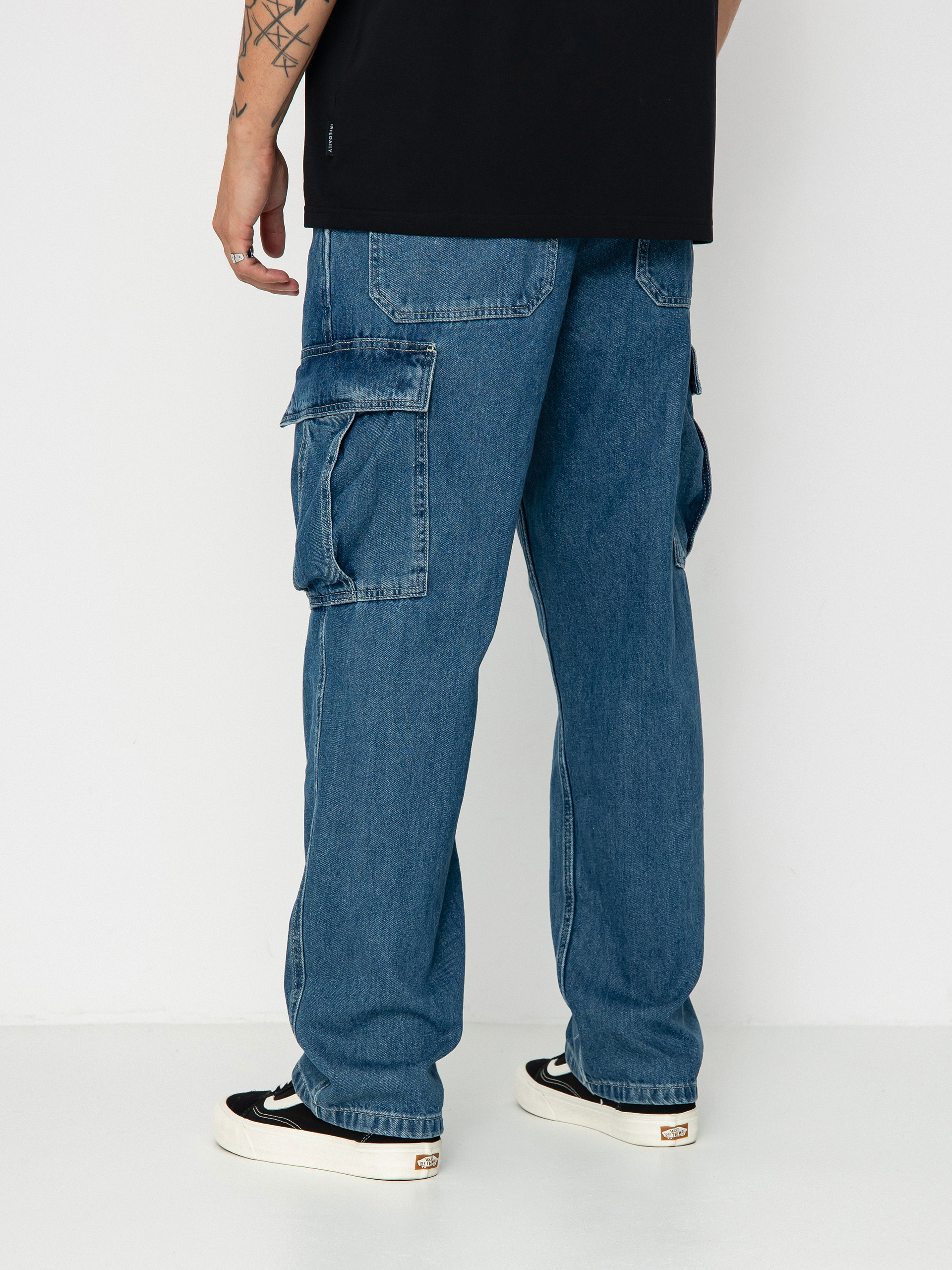 Spodnie Vans Service Cargo Loose Denim (vintage indigo)