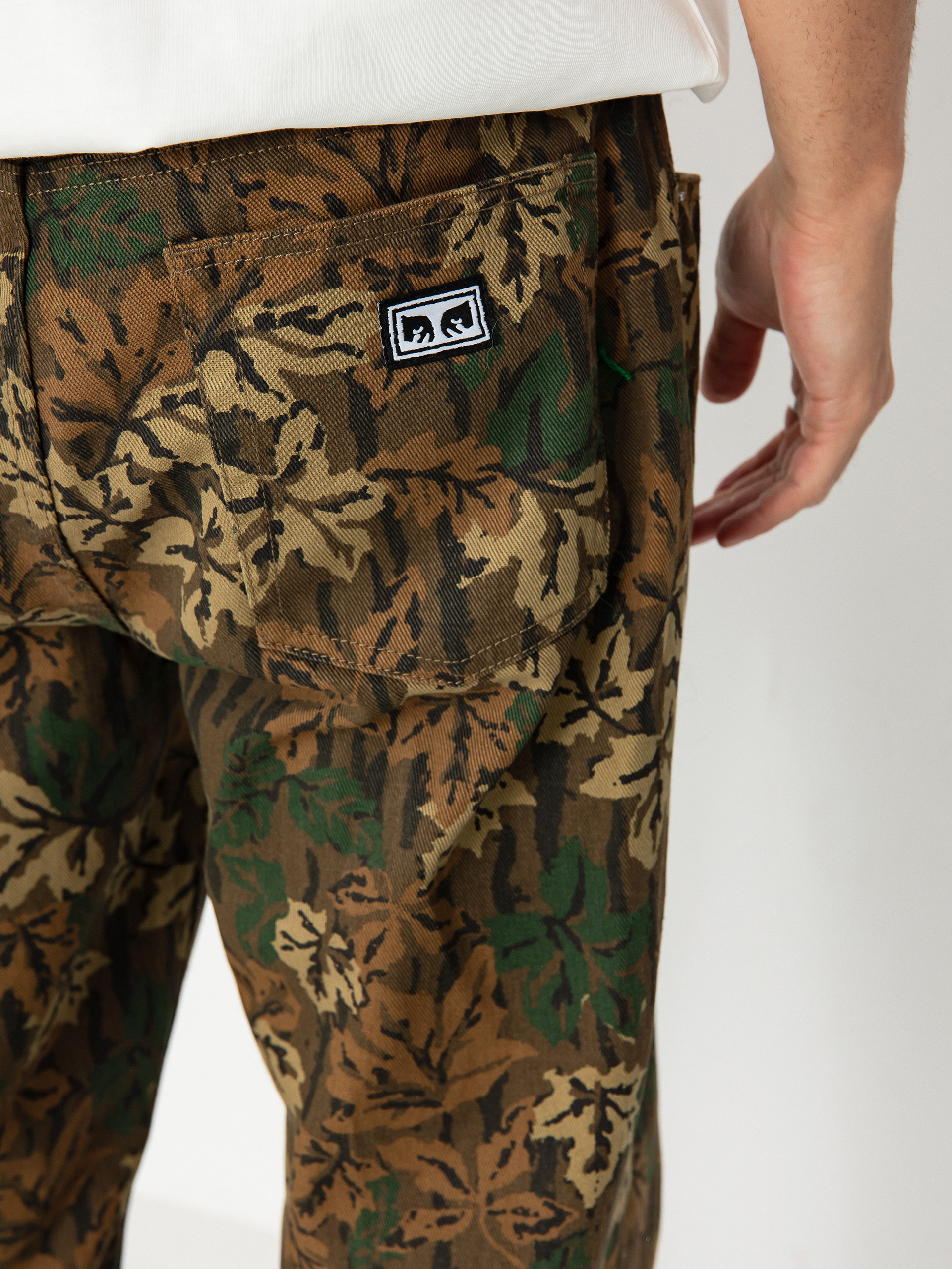 Spodnie OBEY Hardwork Printed Denim (mulled basil multi)
