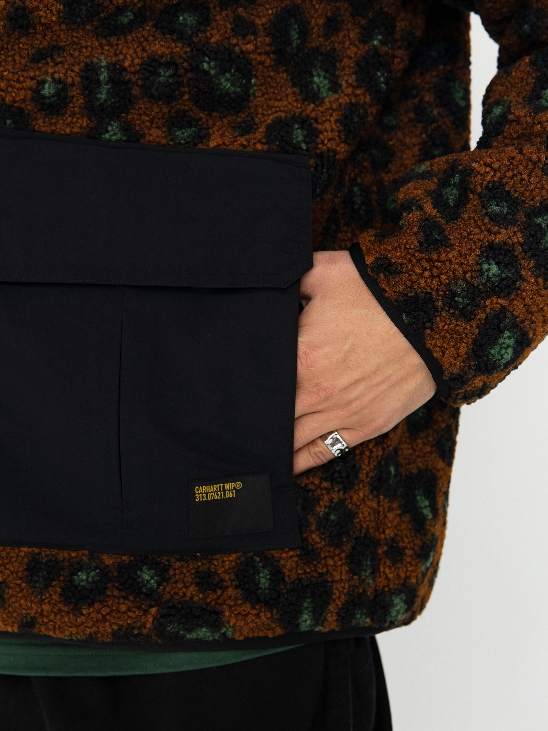 Kurtka Carhartt WIP Devin Liner (camo leo jacquard/tamarind/black)