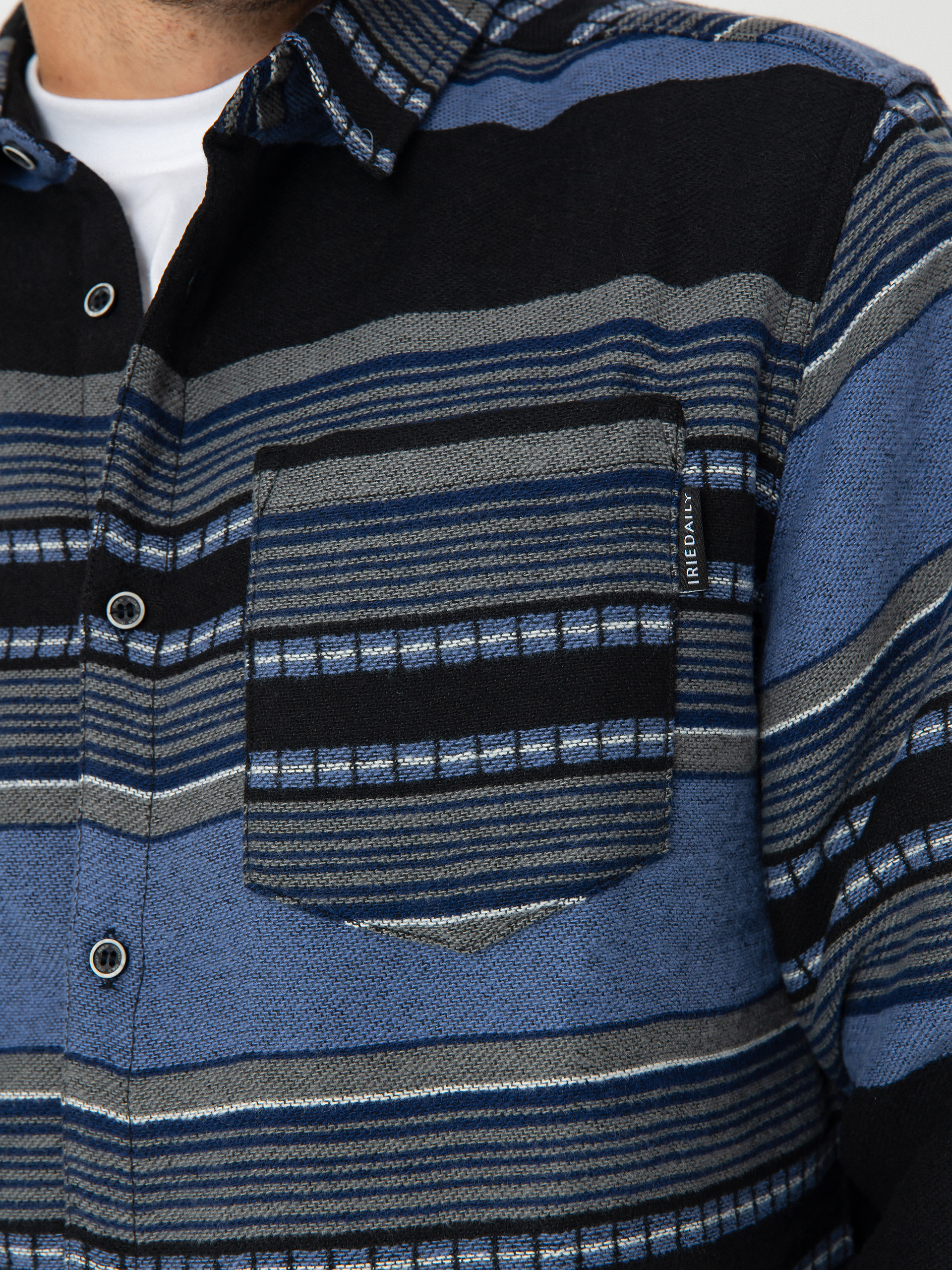 Koszula Iriedaily Santania (navy grey)