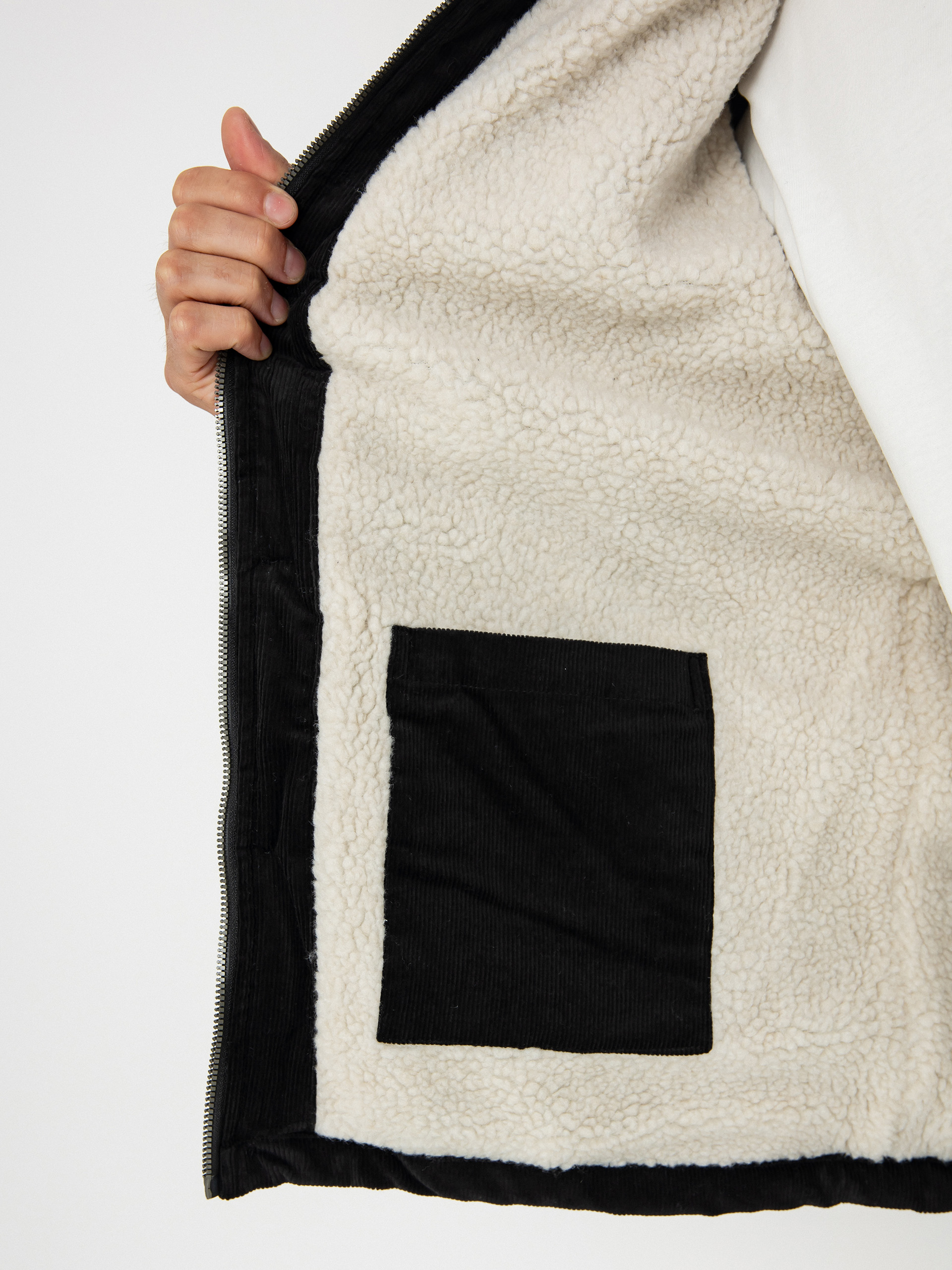 Kurtka Iriedaily Trapas (black white)