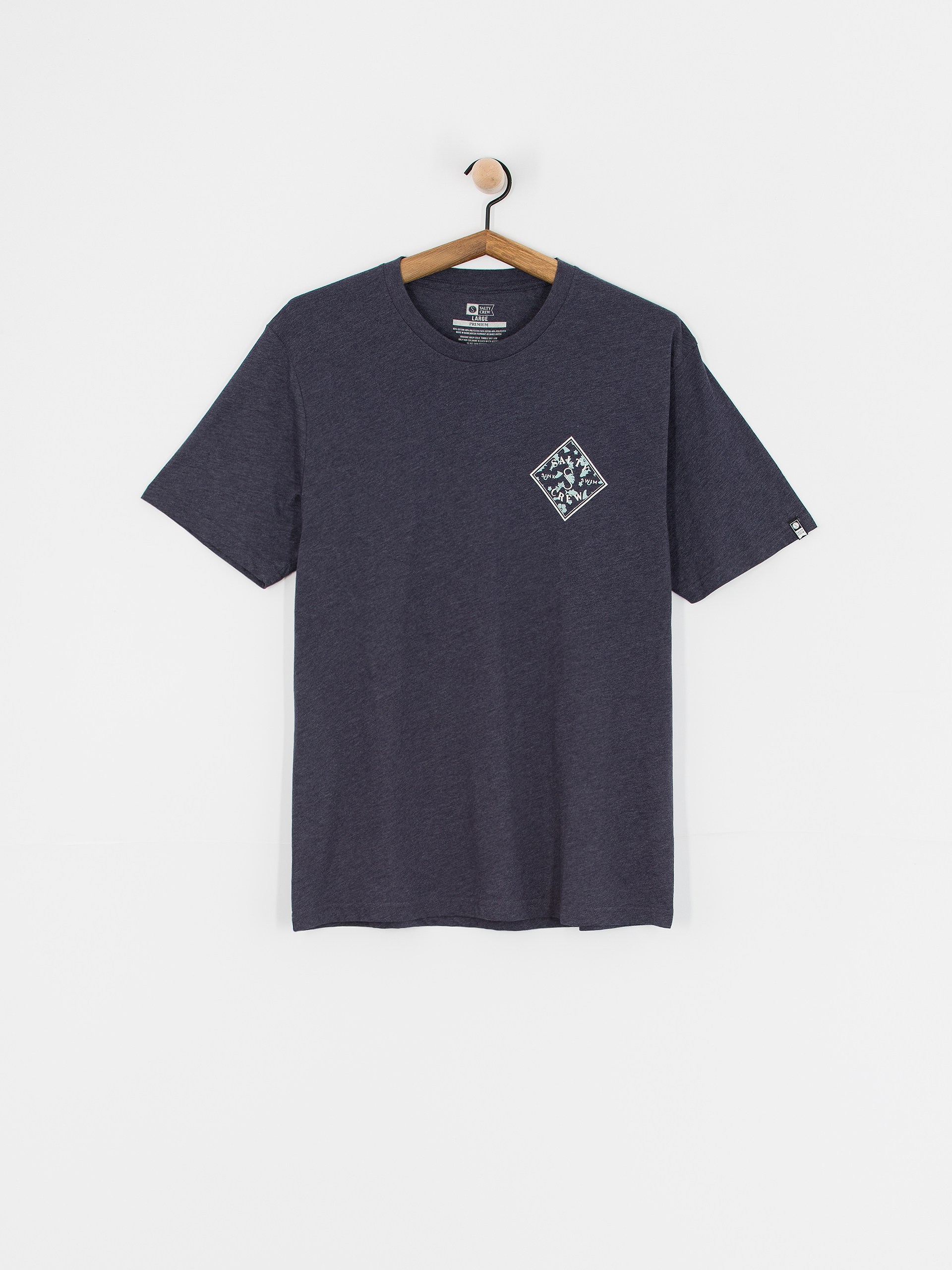 T-shirt Salty Crew Tippet Tropics Premium (navy heather)