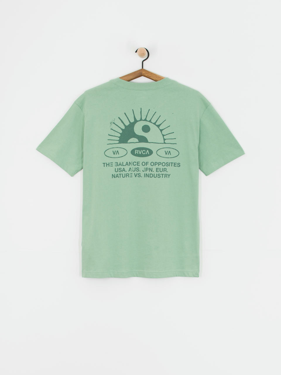 T-shirt RVCA Balance Rise (green haze)