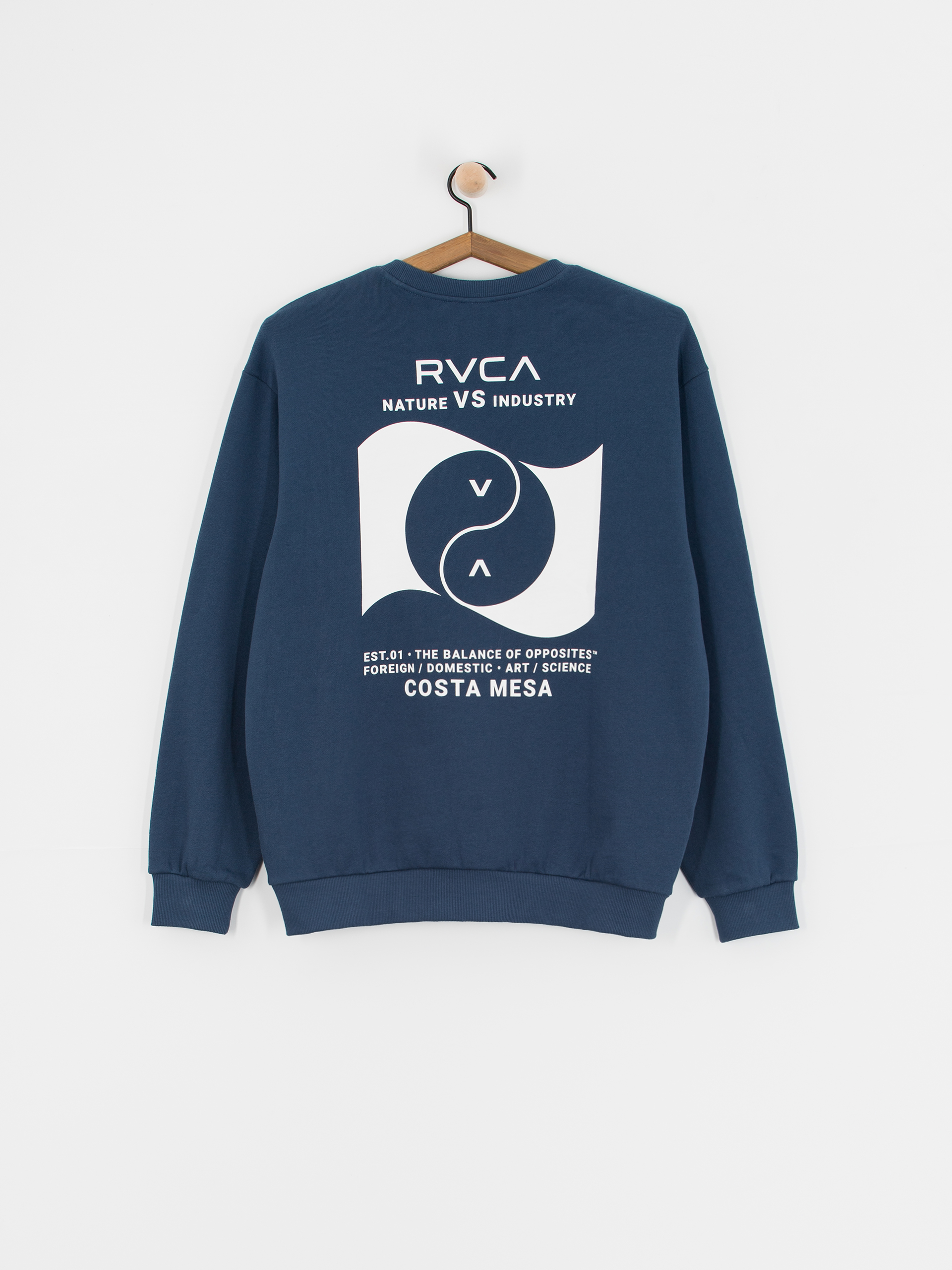 Bluza RVCA Balance Banner Crew (army blue)