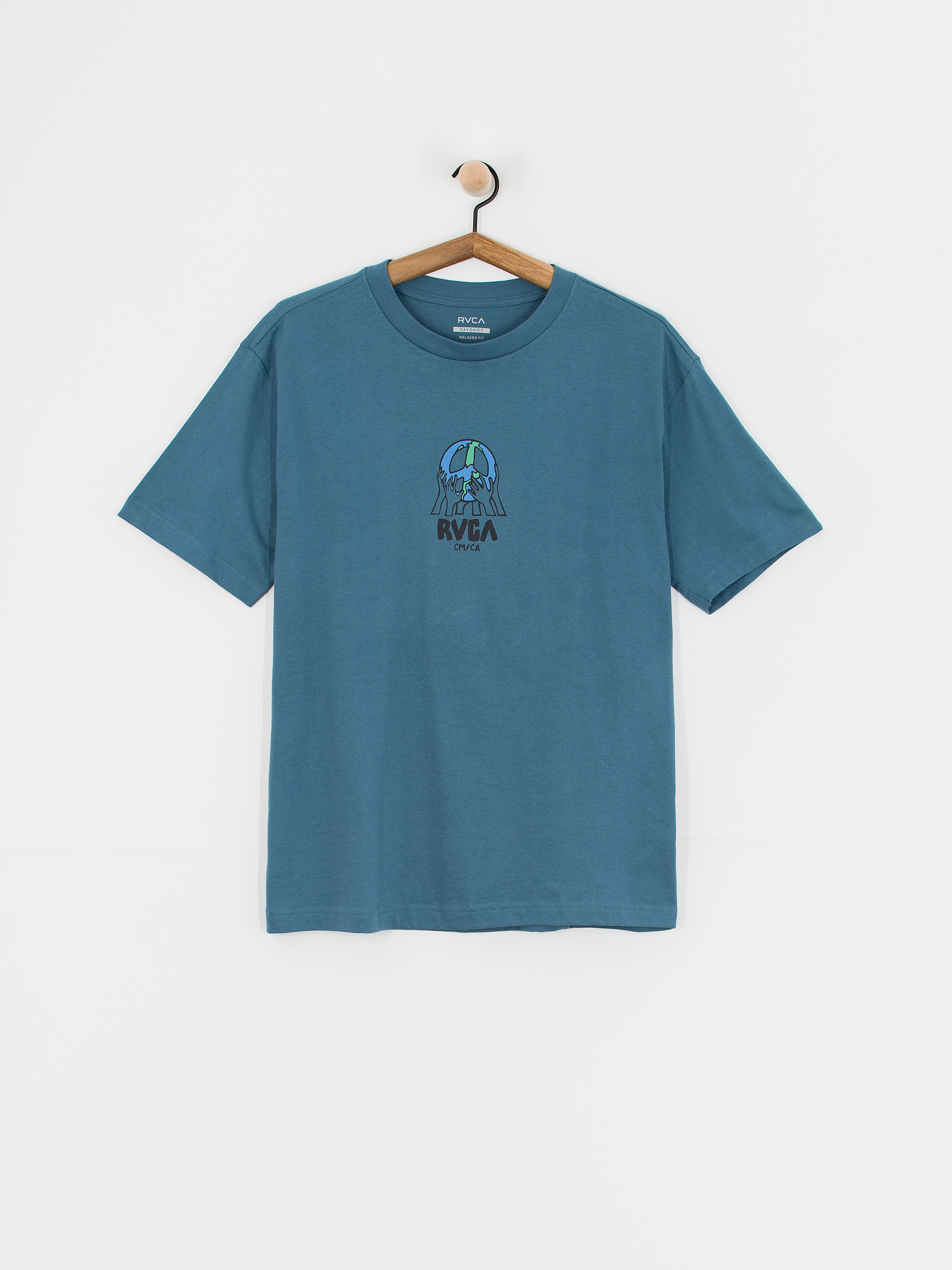 T-shirt RVCA Earth Corp (cool blue)