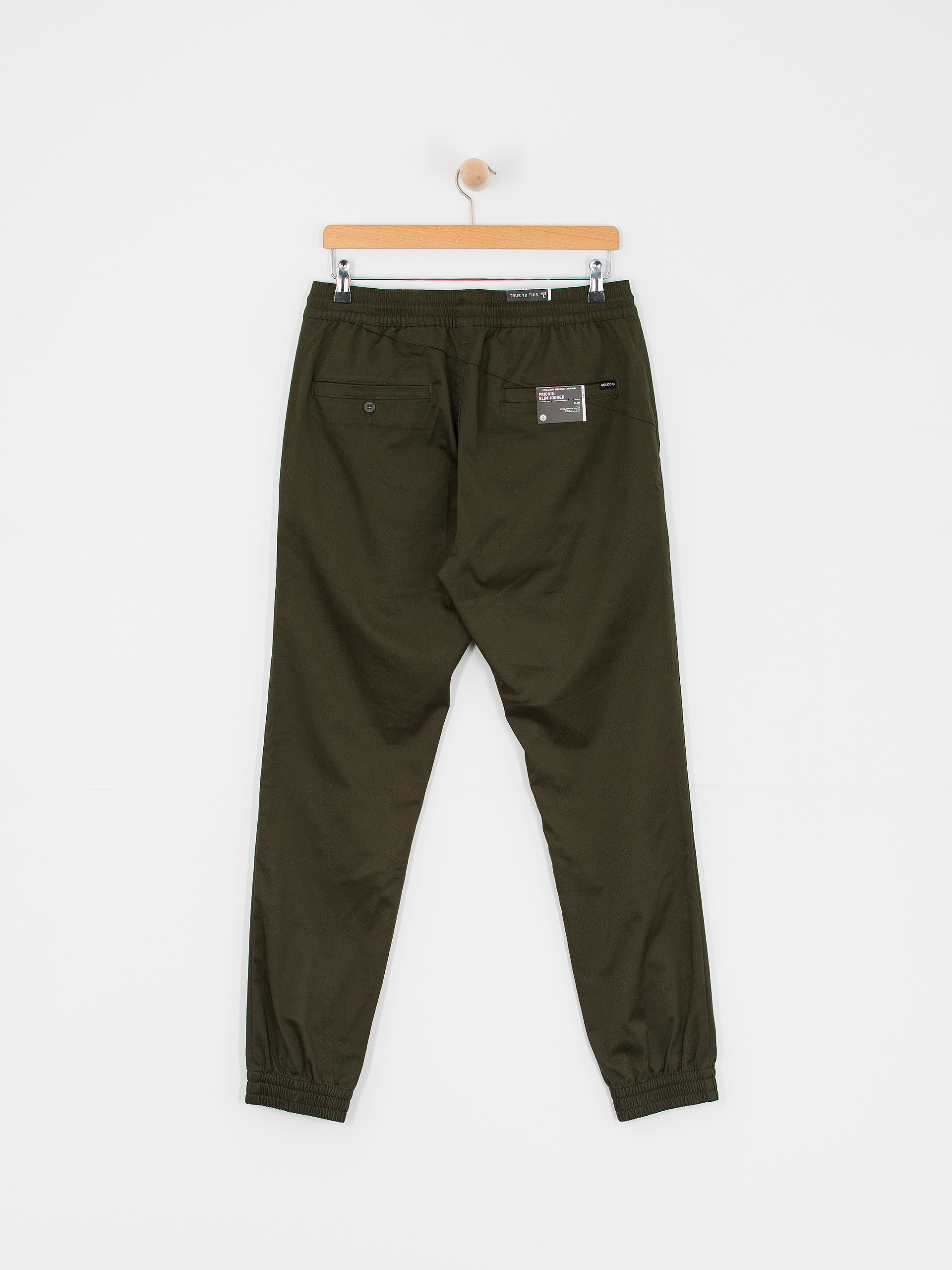 Spodnie Volcom Frickin Slim Jogger (dark green)