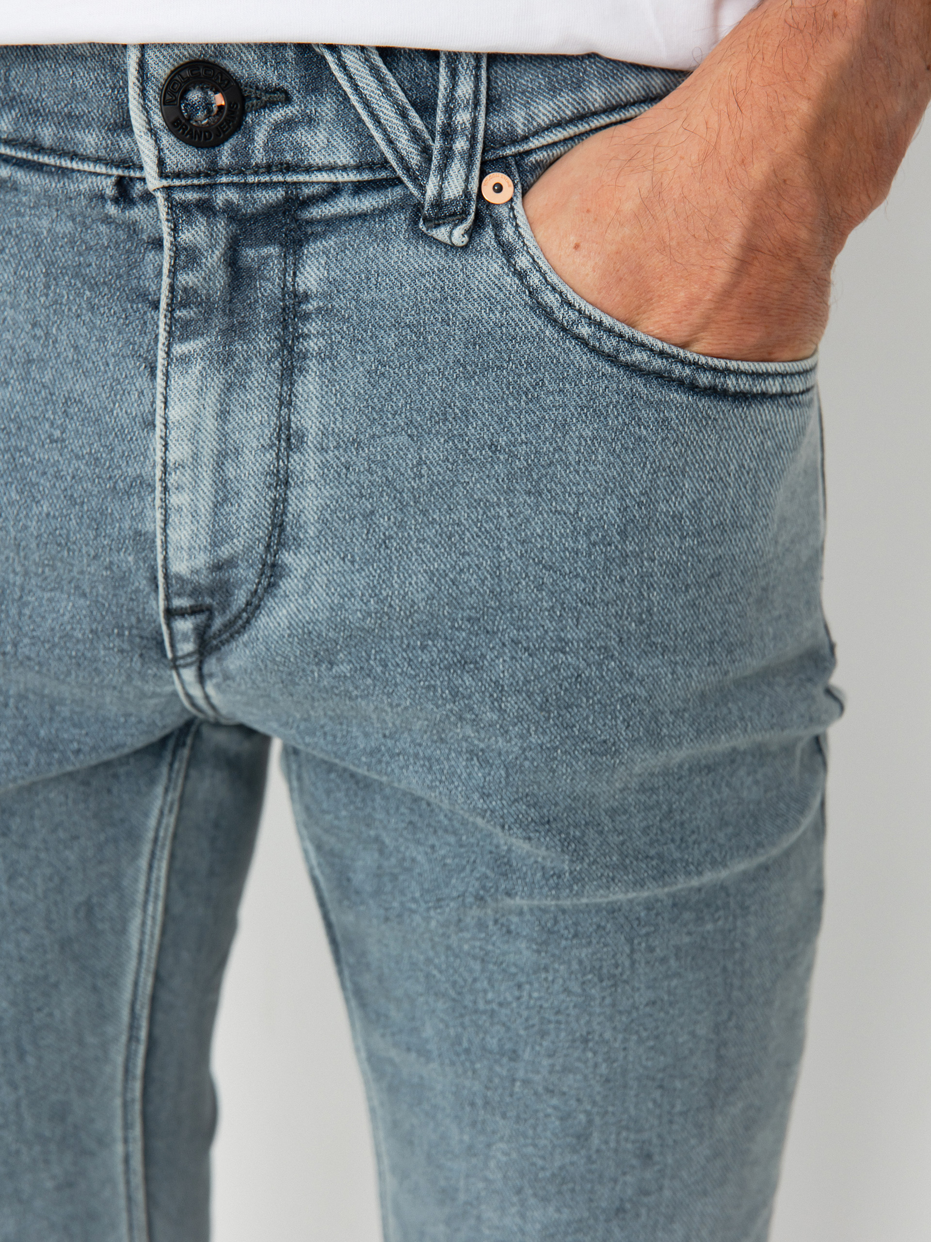 Spodnie Volcom Vorta Denim (ash blue)