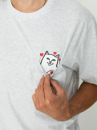 T-shirt RipNDip Nermal Loves Pocket (ash heather)