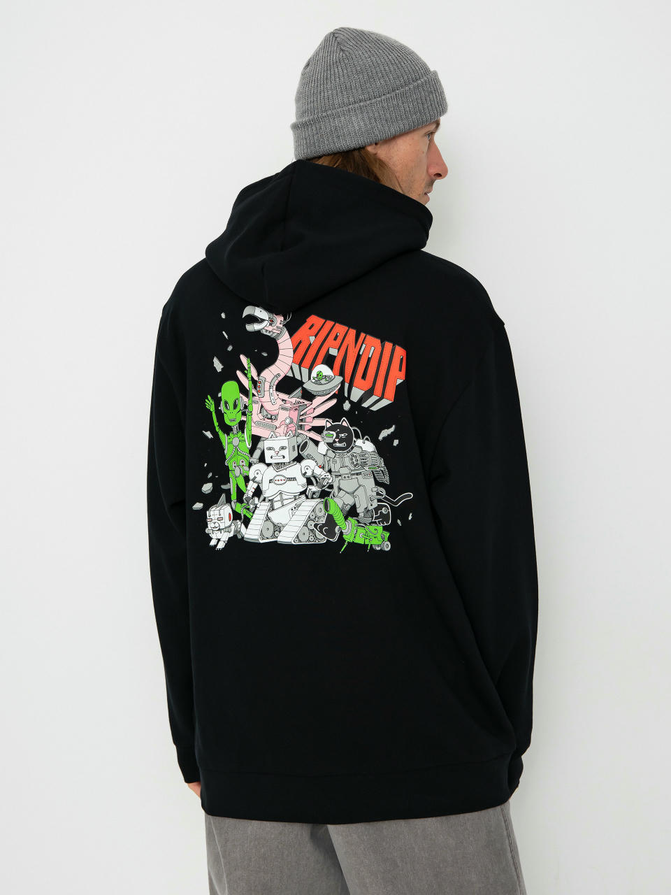 Bluza z kapturem RipNDip Tomorrowland HD (black)