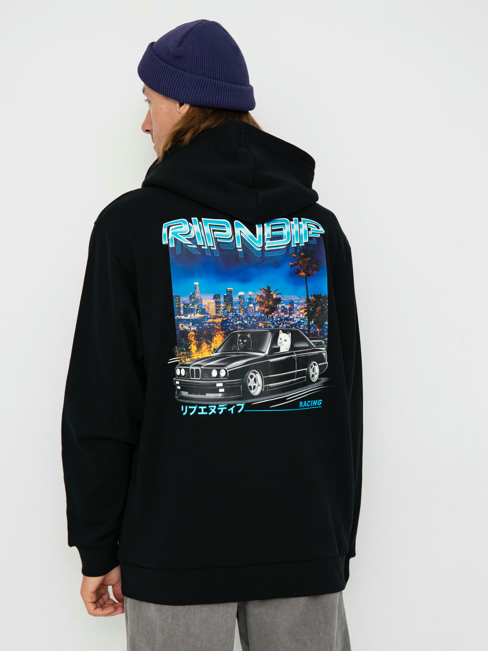 Bluza z kapturem RipNDip Vroom Vroom HD (black)