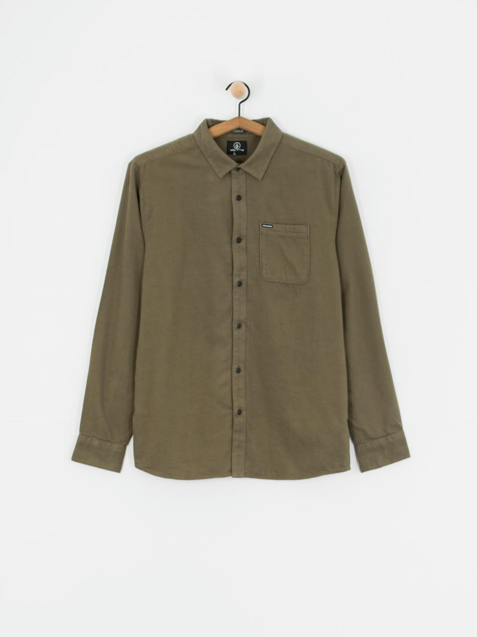 Koszula Volcom Caden Solid Ls (wintermoss)