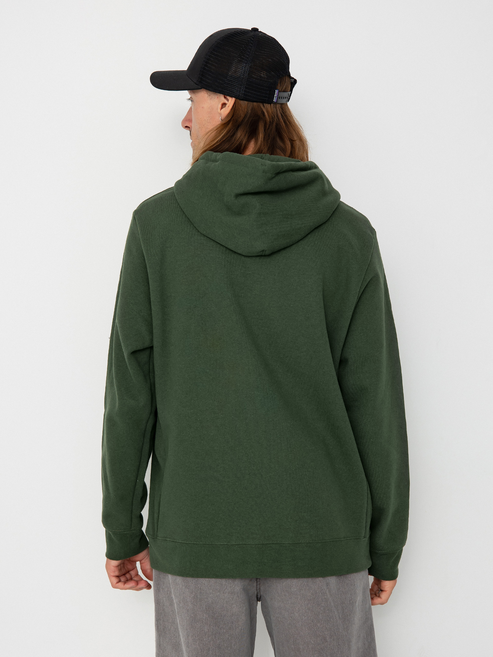 Bluza z kapturem Patagonia P-6 Logo Uprisal HD (torrey pine green)