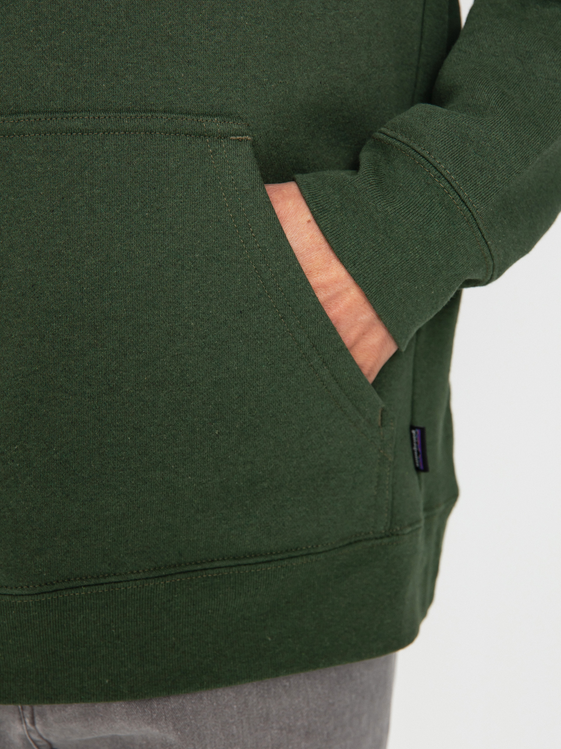 Bluza z kapturem Patagonia P-6 Logo Uprisal HD (torrey pine green)