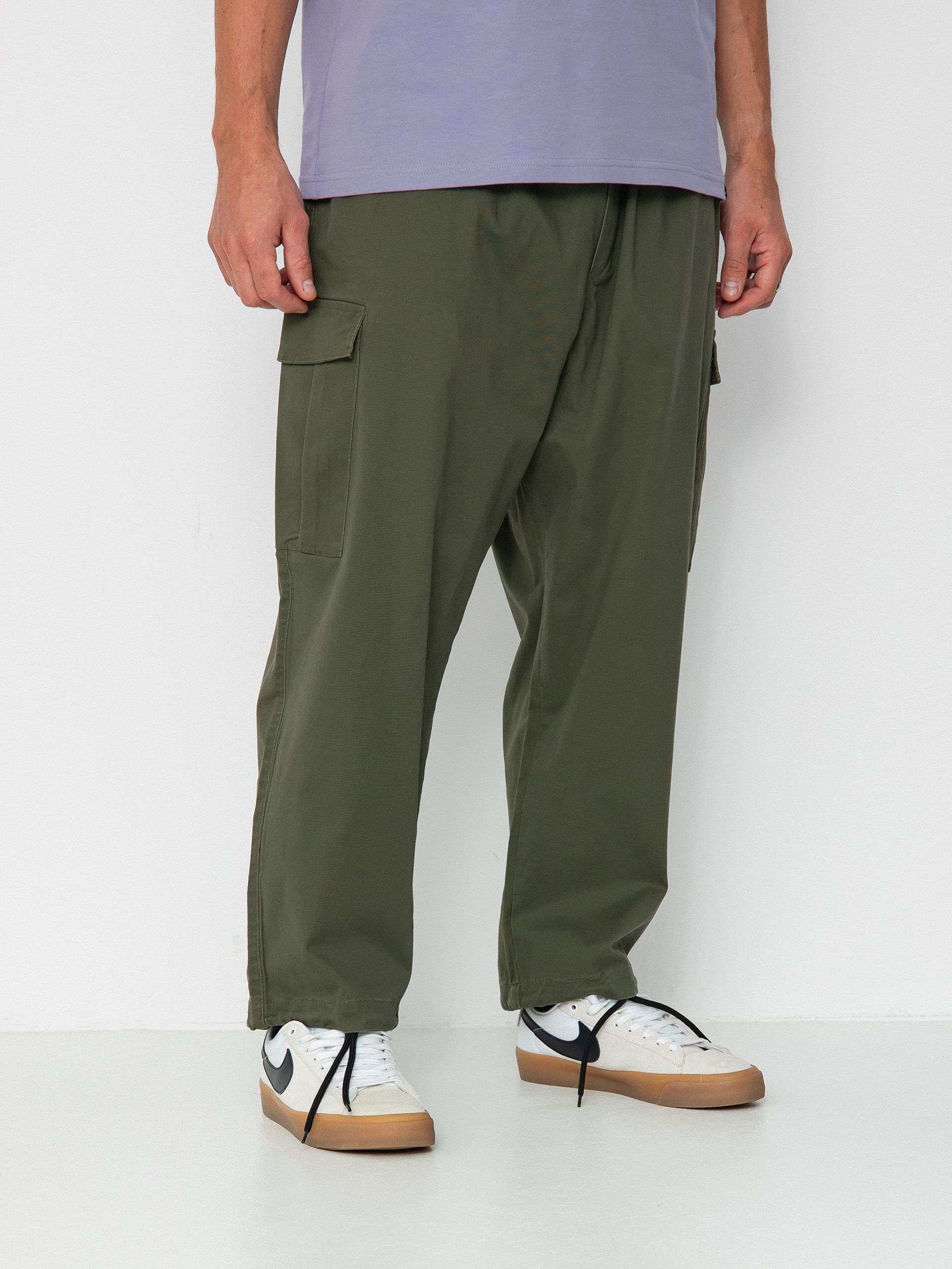 Spodnie Malita Cargo Elastic Log Sl (green)