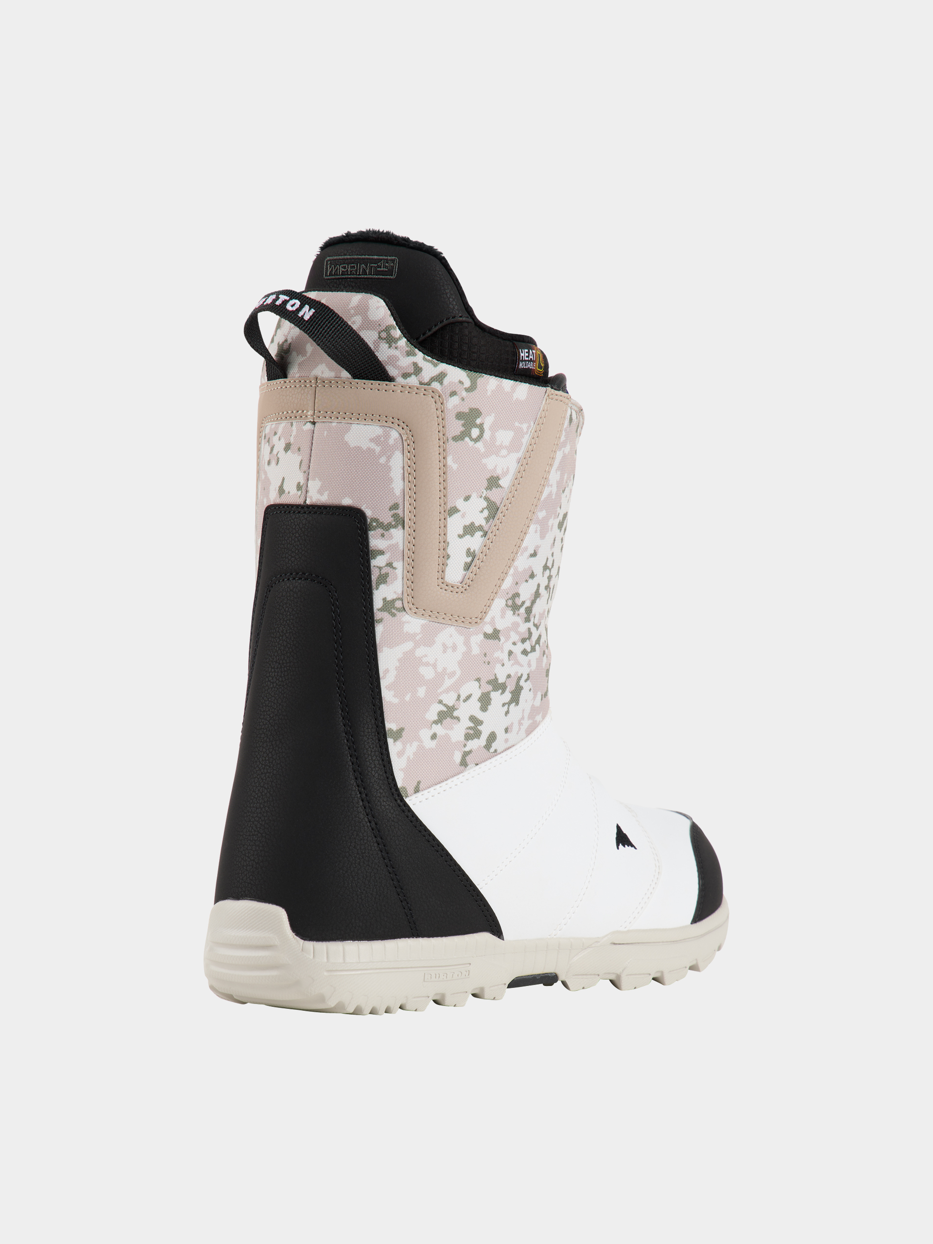 Męskie Buty snowboardowe Burton Moto Boa (black/white/snowfall camo)