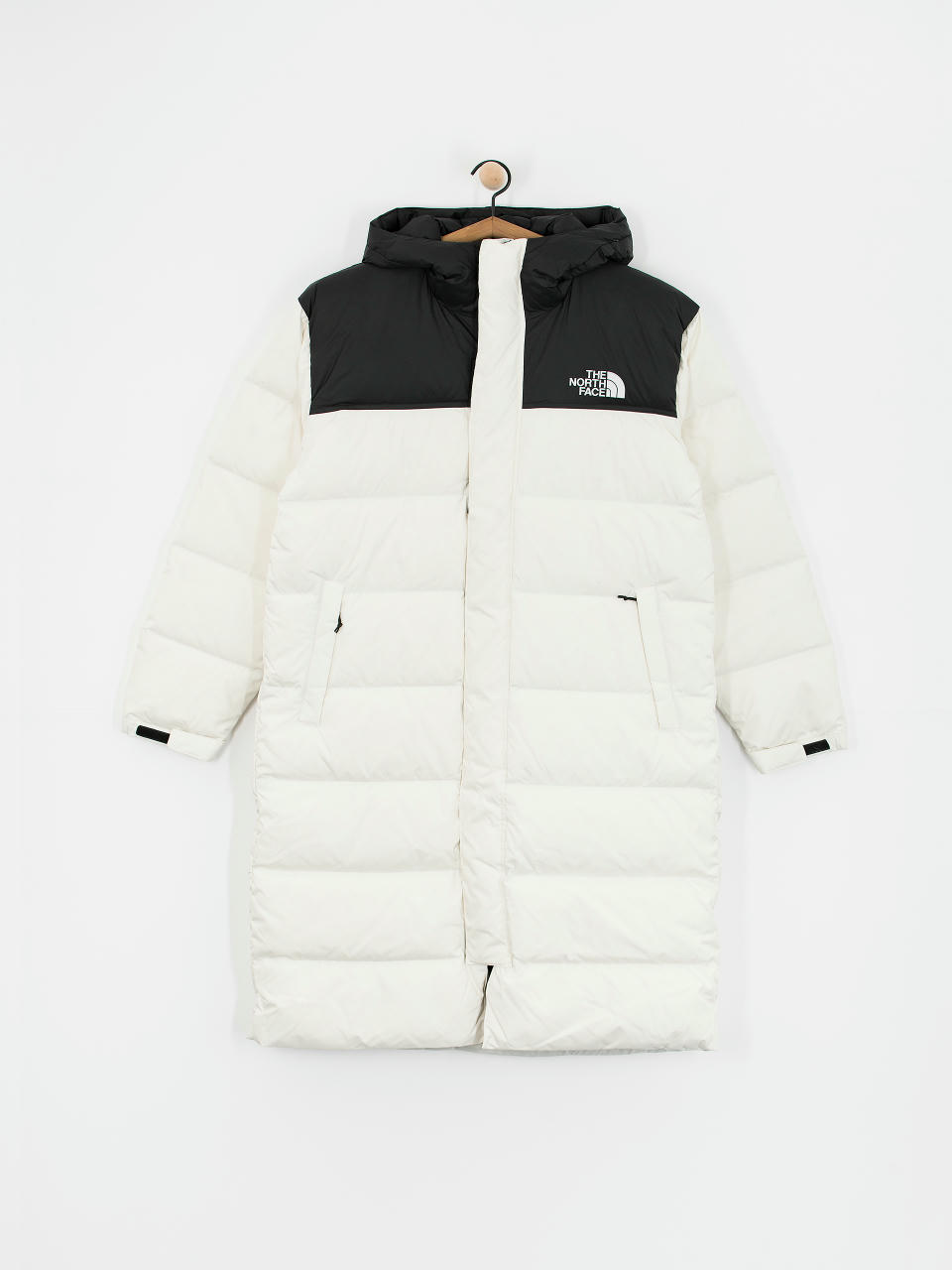 Kurtka The North Face Nuptse Parka (white dune/tnf black)