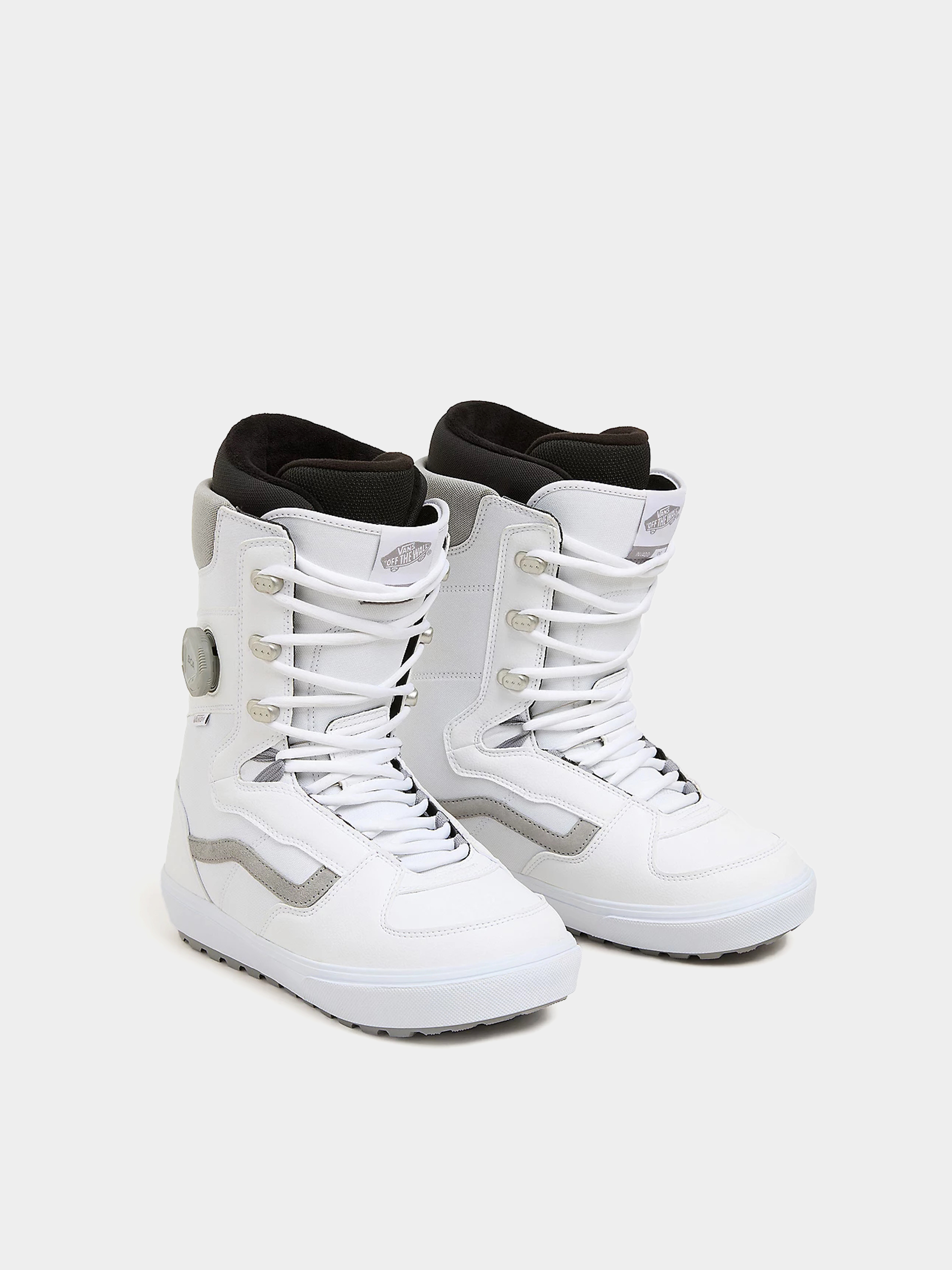 Buty snowboardowe Vans Invado Og - biały, szary (white/grey)
