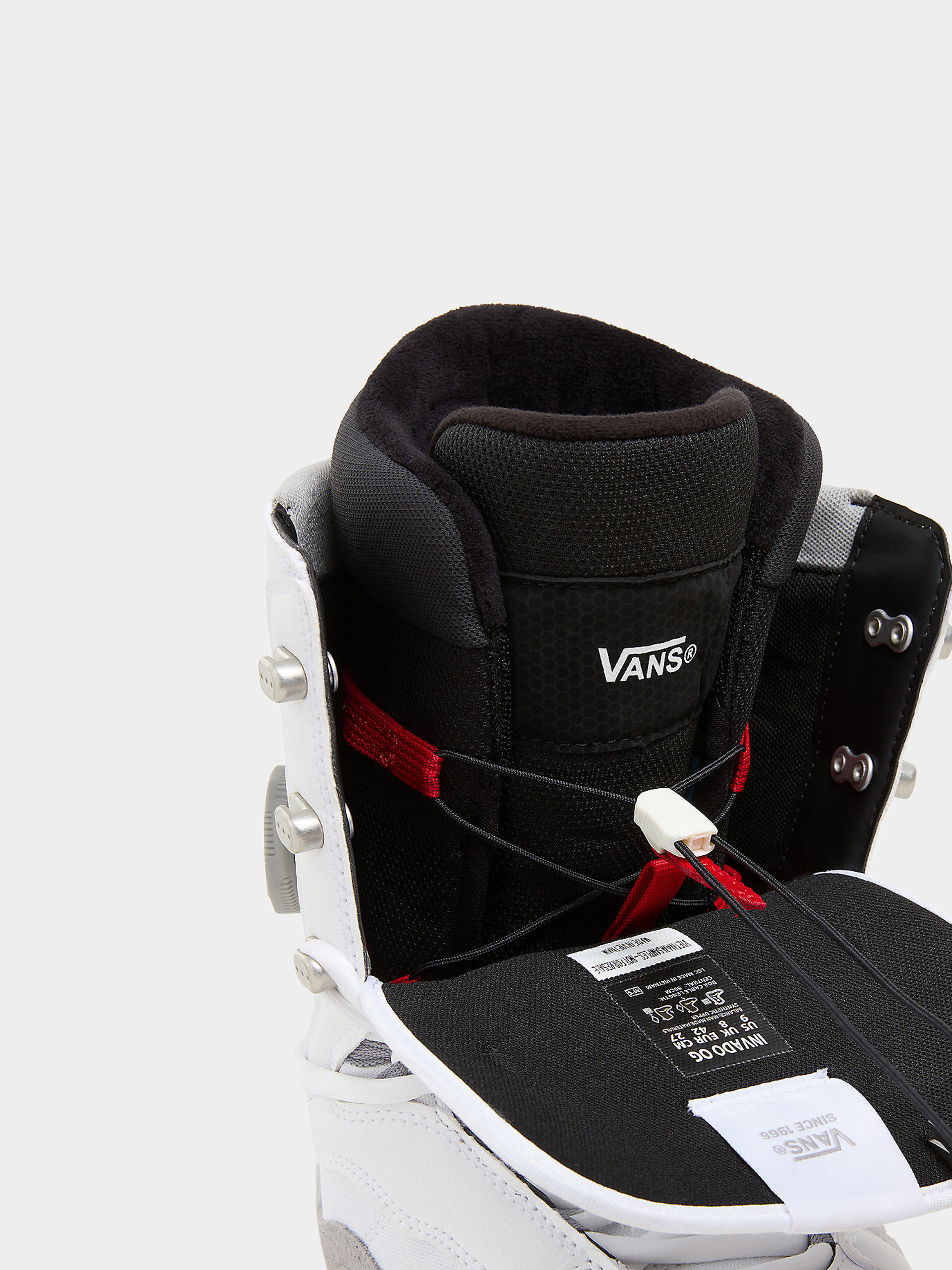 スノーボード VANS INVADO OG / BLACK/WHITE 24-25 Najlepszy #1 Vans Invado OG Black white But snowboardowy