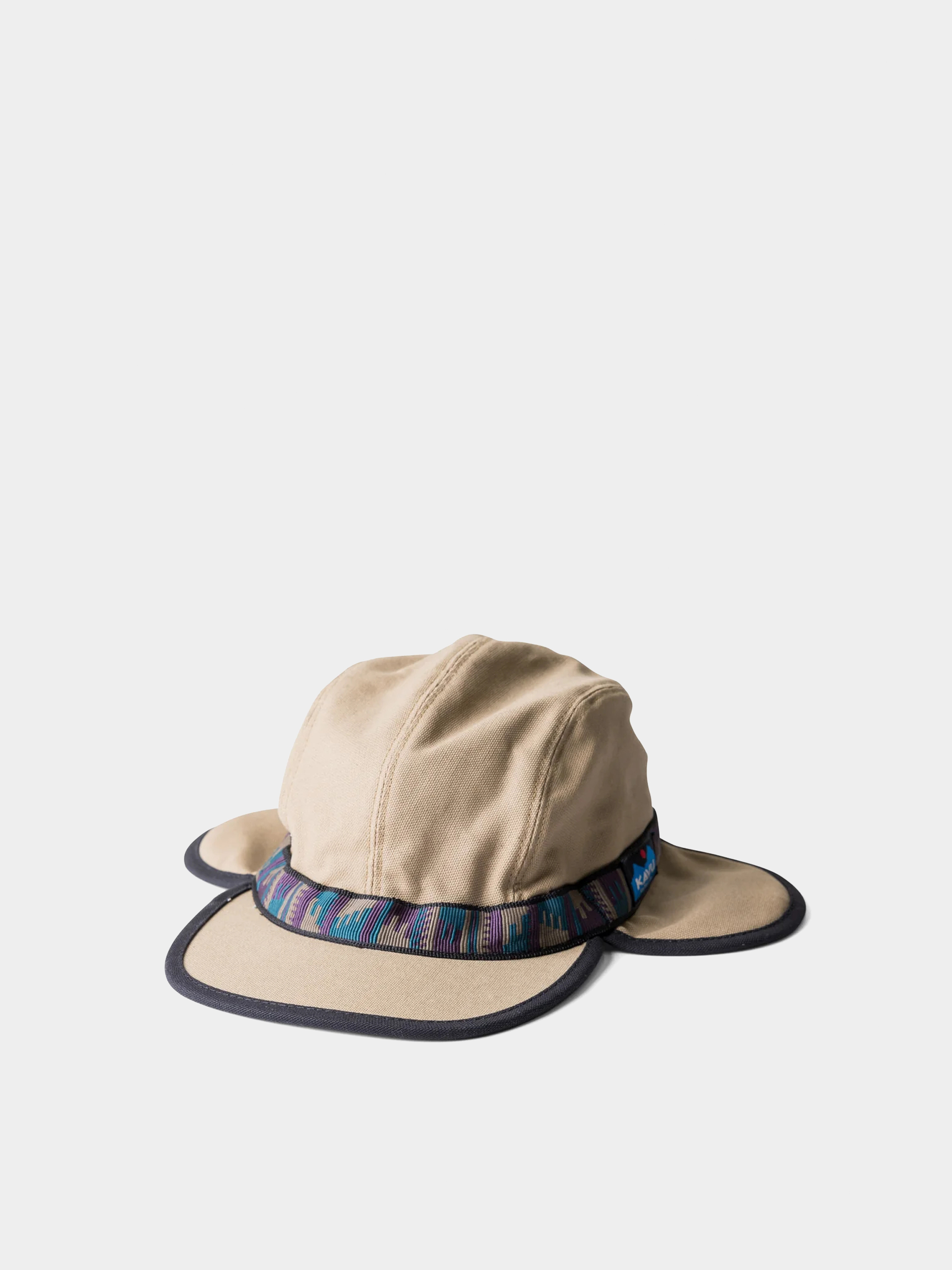 Czapka z daszkiem Kavu Strapcap Trapper (heritage khaki)