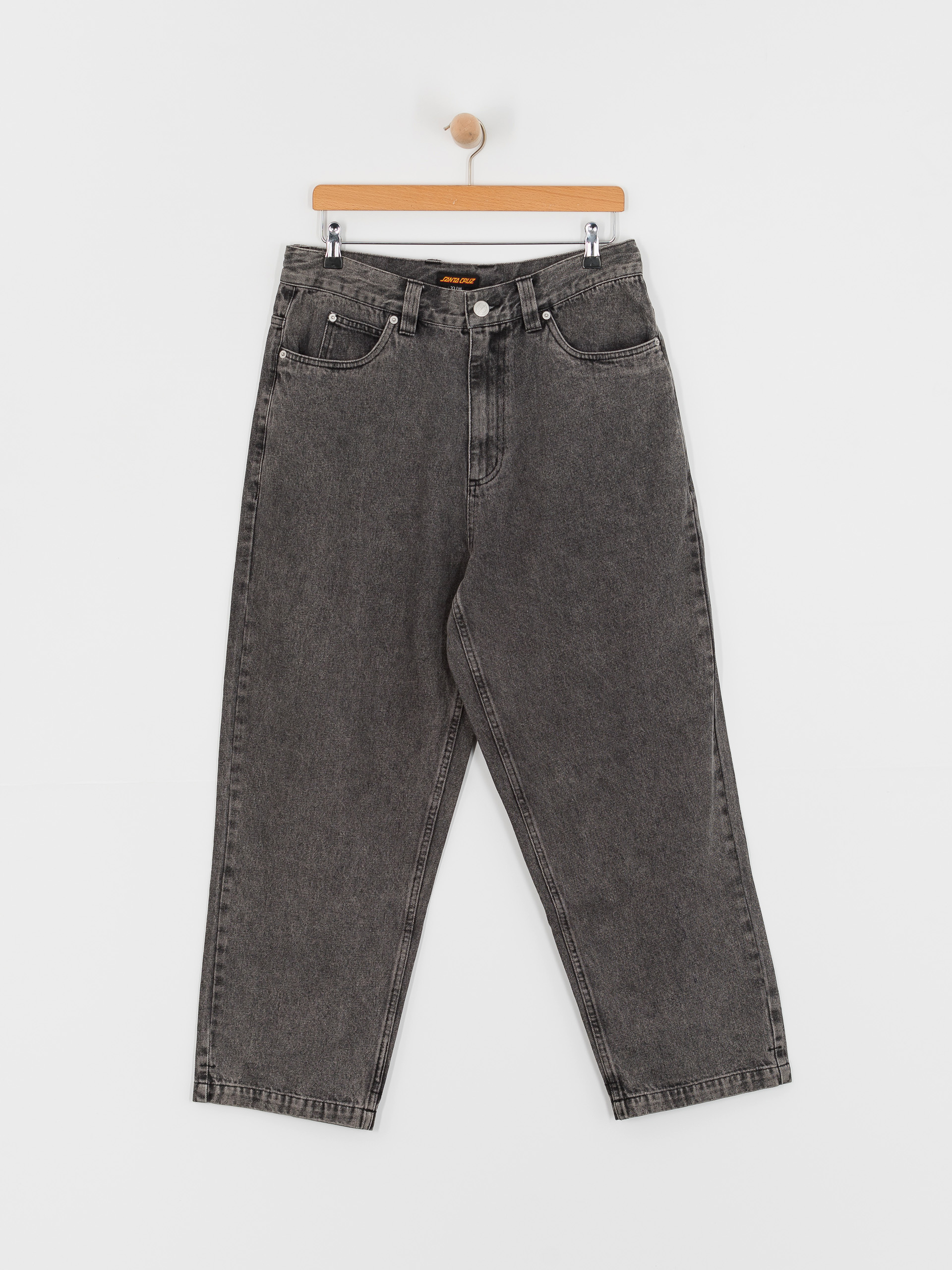Spodnie Santa Cruz Big Pants (black acid wash)