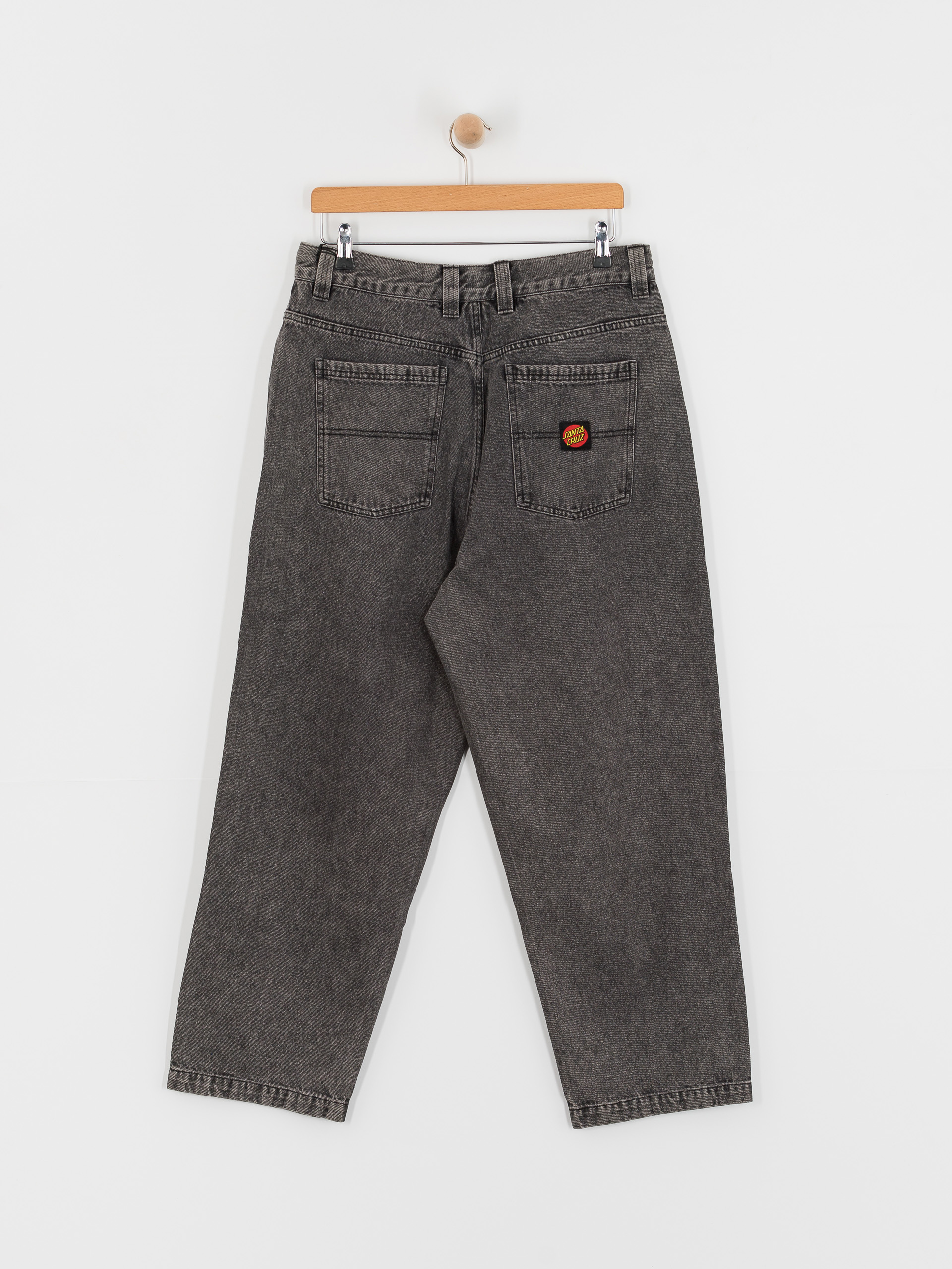 Spodnie Santa Cruz Big Pants (black acid wash)