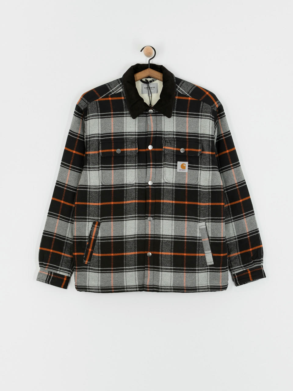 Kurtka Carhartt WIP Baris (baris check/grey heather/black)