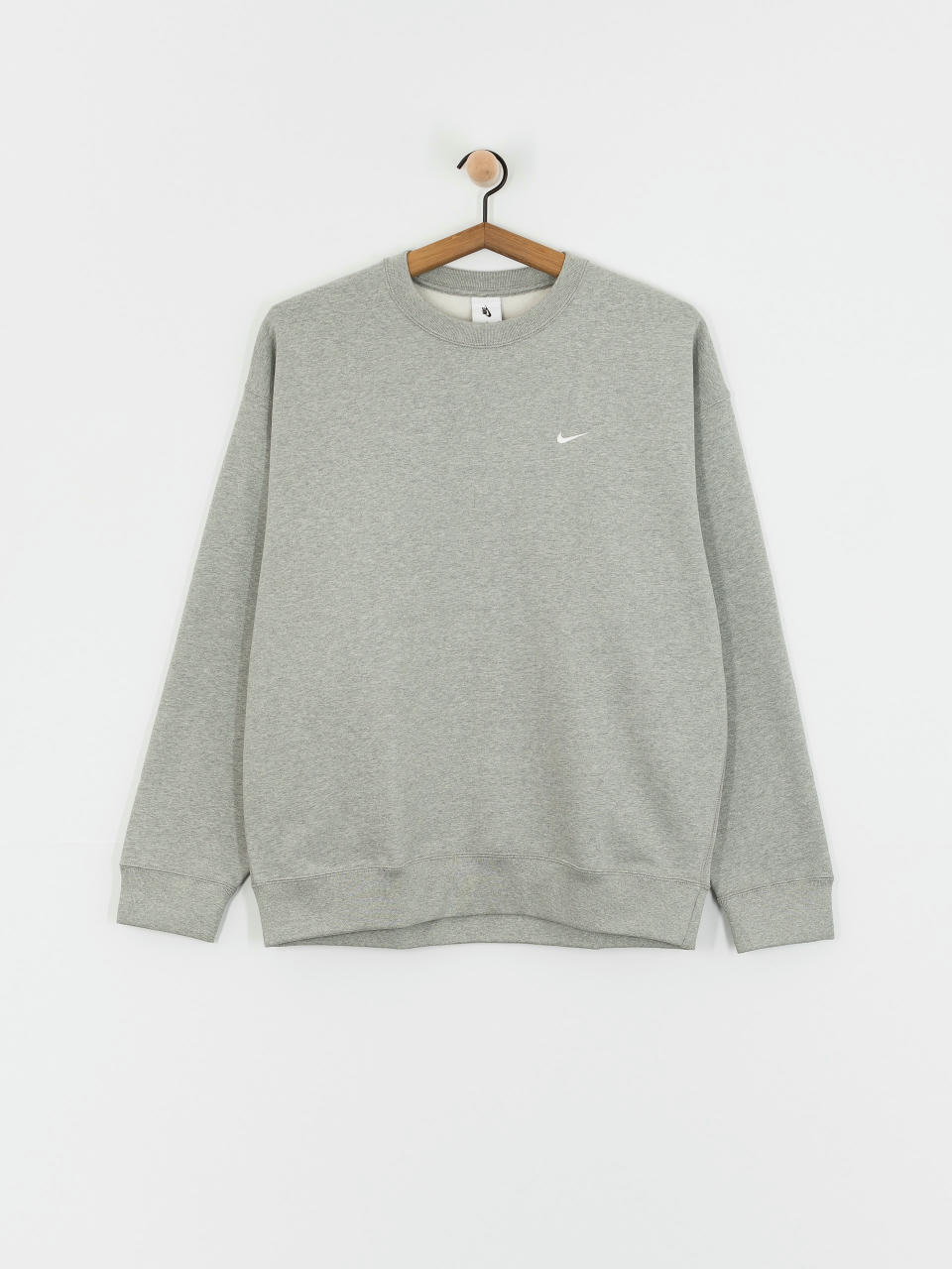 Bluza Nike SB Solo Swoosh (dk grey heather/white)