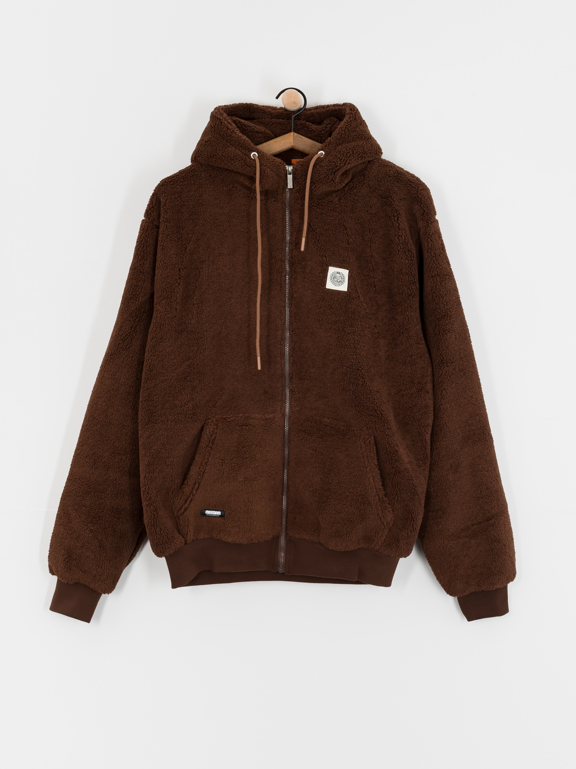 Kurtka MassDnm Patch Teddy Zip Hoody - brązowy (brown)