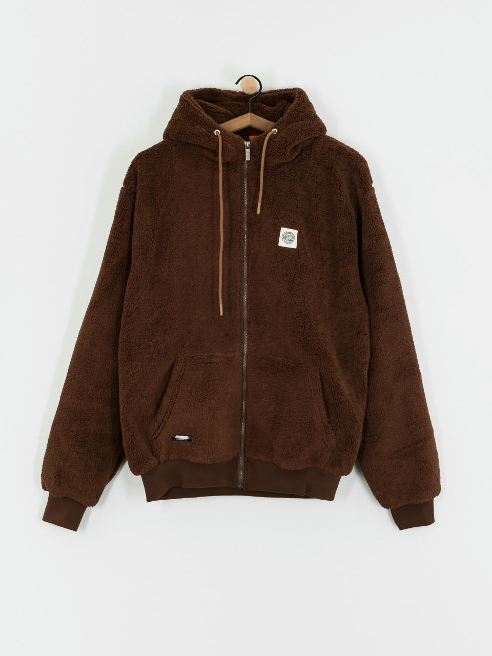 Kurtka MassDnm Patch Teddy Zip Hoody (brown)