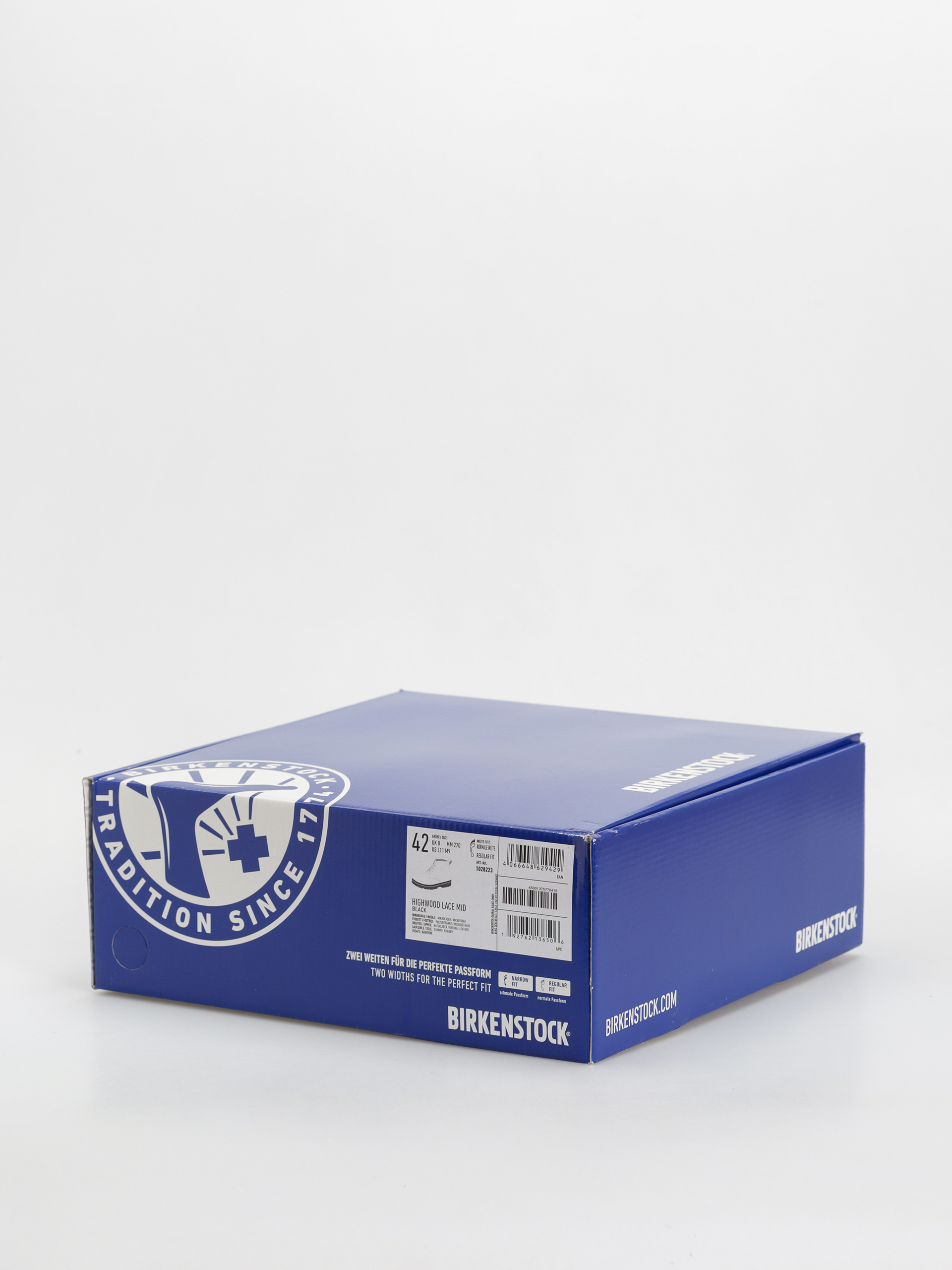 Buty Birkenstock Highwood Lace Mid Natural Leather Regular (black)