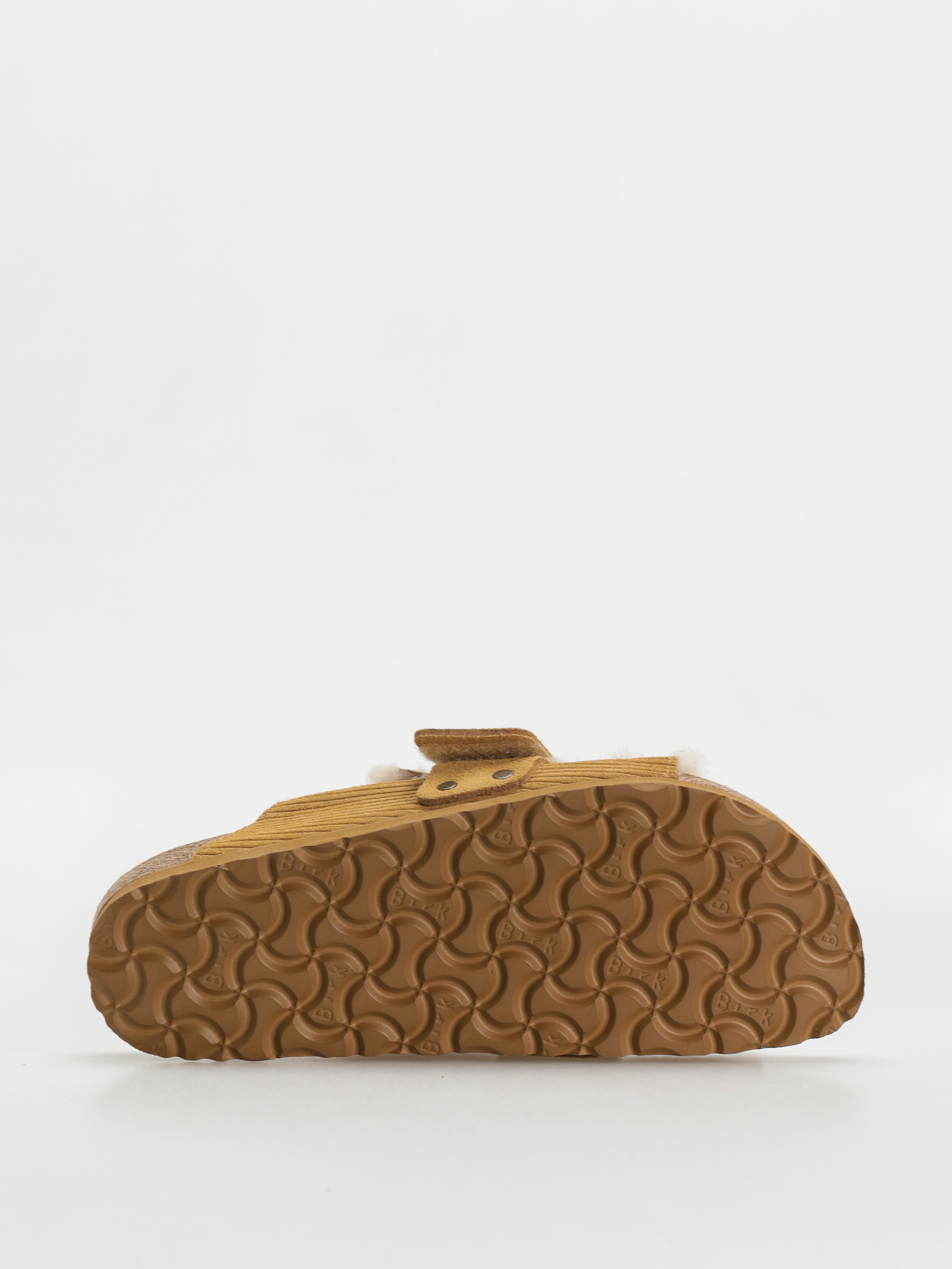 Klapki Birkenstock Kyoto Shearling Suede Leather Fur Narrow Wmn (corduroy cork brown)