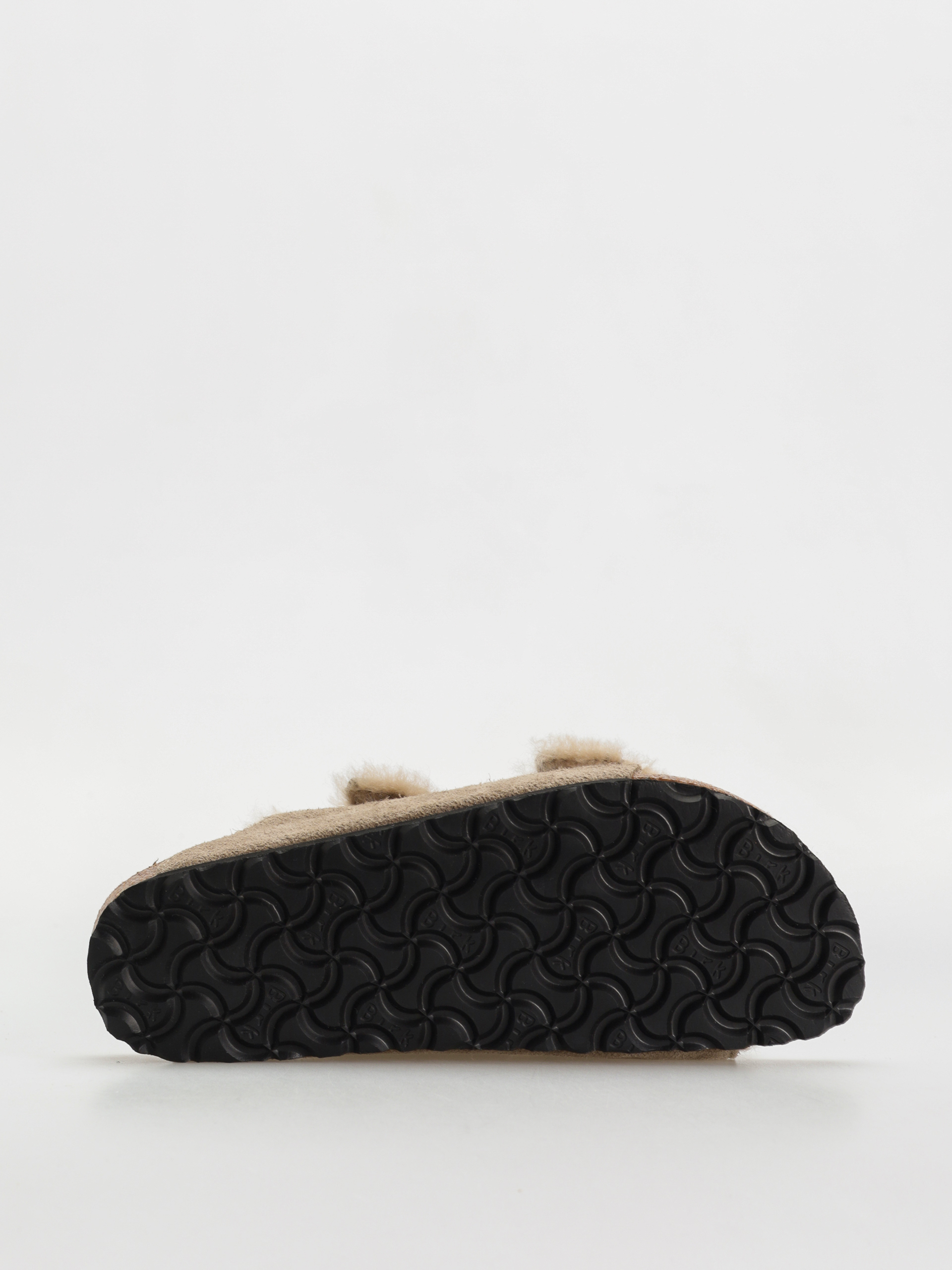 Klapki Birkenstock Arizona Shearling Suede Leather Fur Narrow Wmn (taupe)