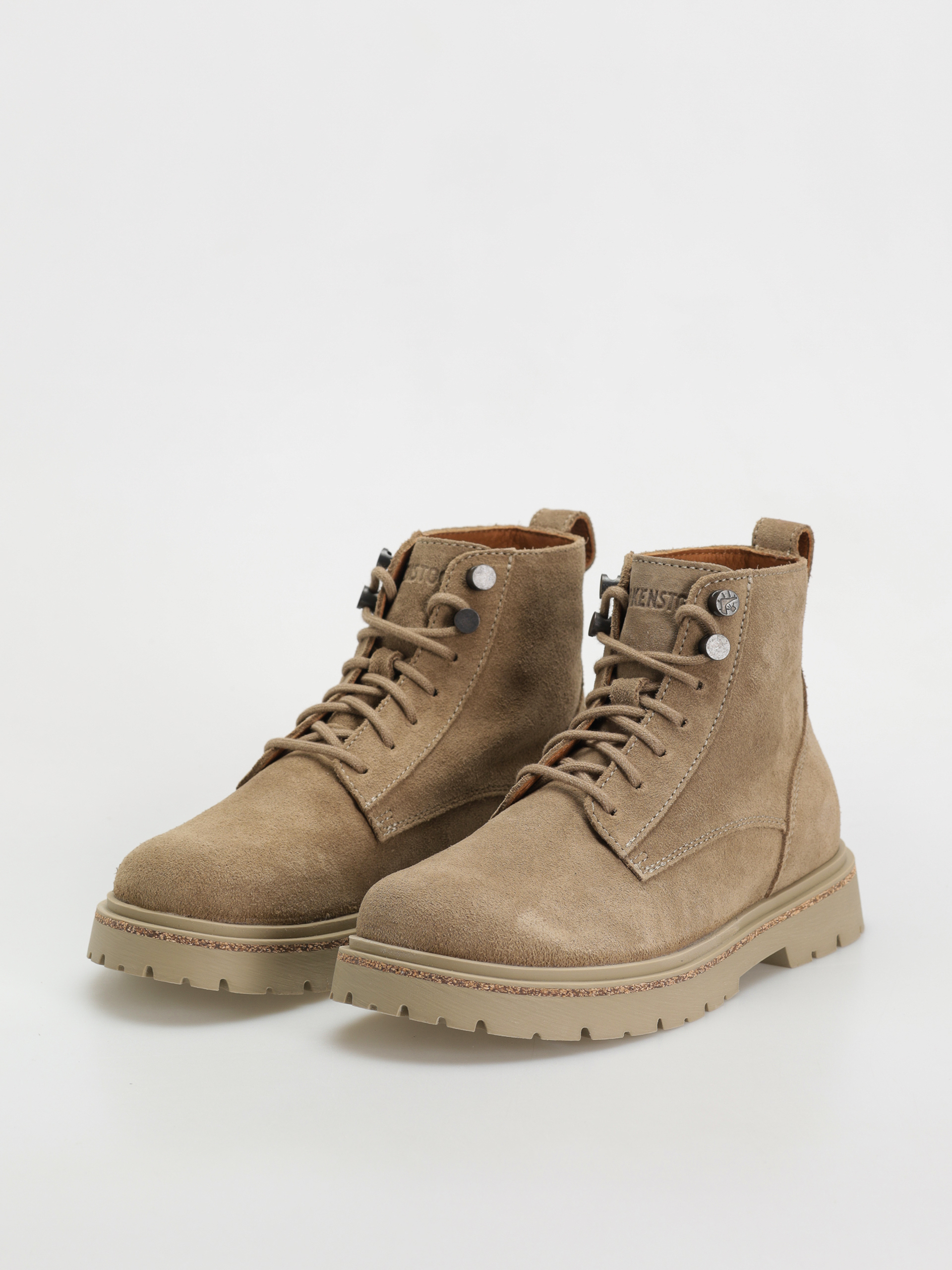 Buty Birkenstock Highwood Lace Mid Suede Leather Narrow Wmn (taupe)